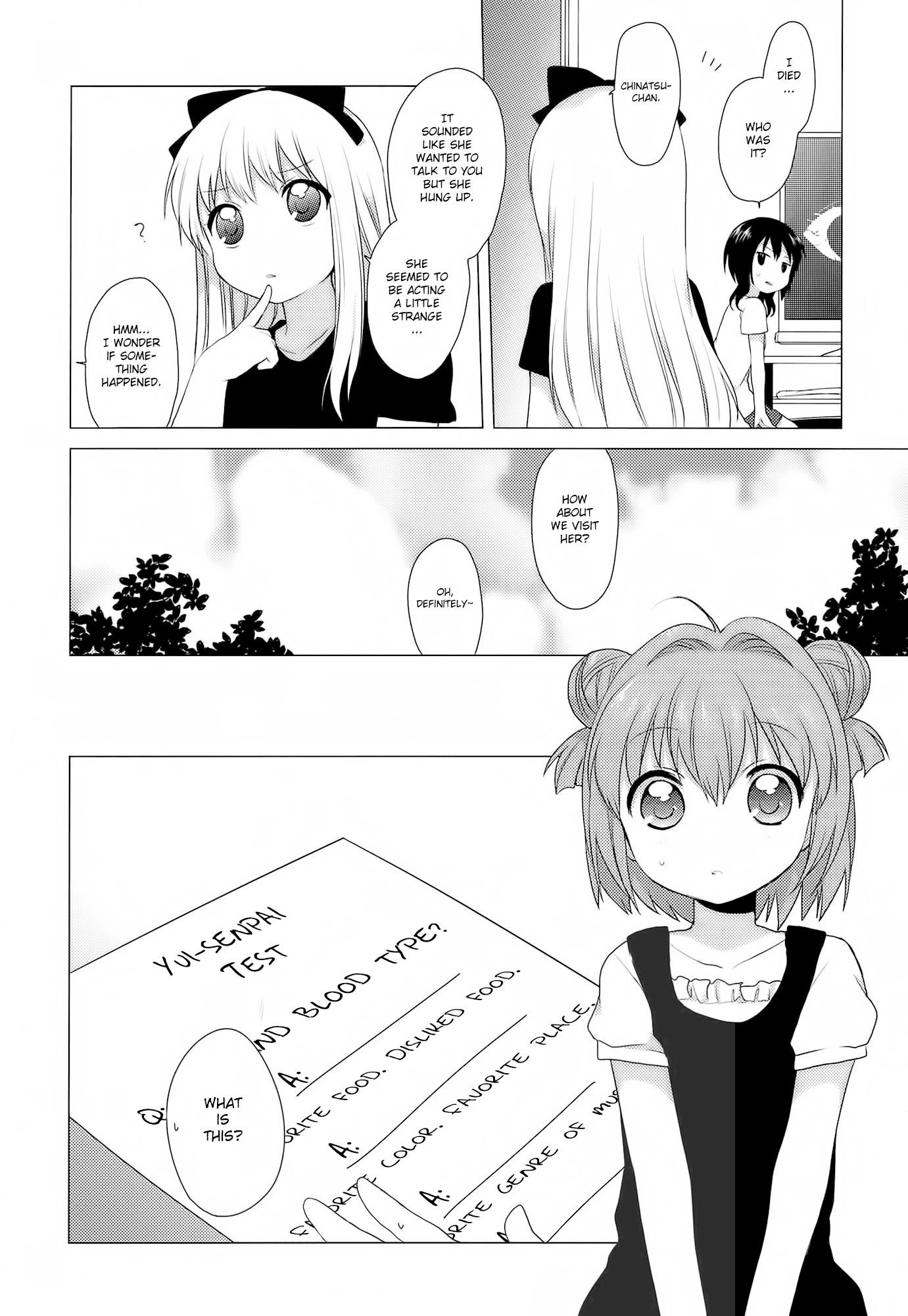 Yuru Yuri Chapter 21 page 4 - Chapter 21: Let's Fall in Love