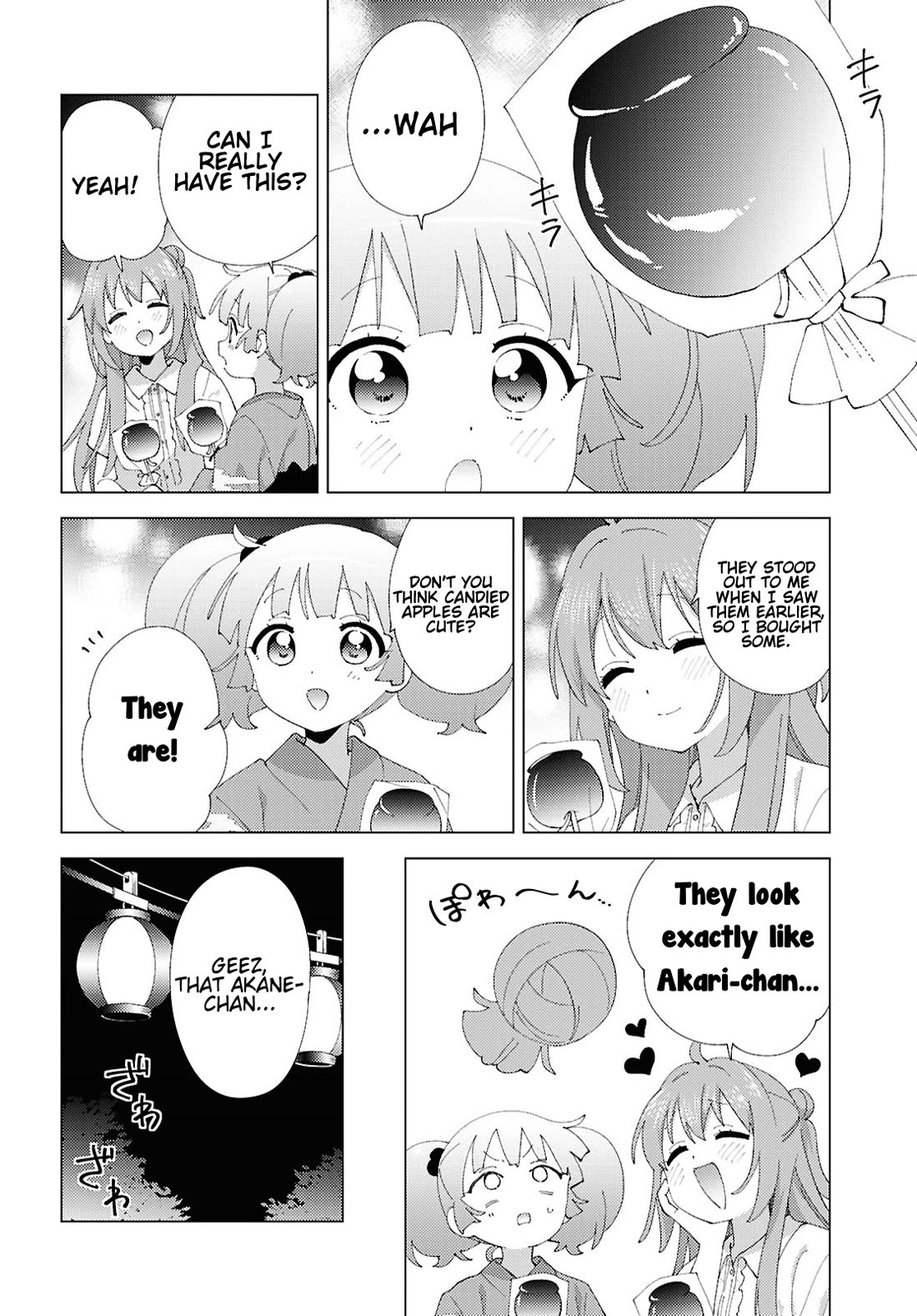 Yuru Yuri Chapter 212 page 6 - Chapter 212: Chinatsu and Summer - Akari and Festival