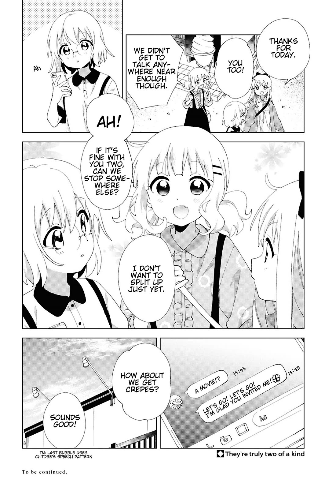 Yuru Yuri Chapter 213 page 12 - Chapter 213: The Place You Are, And The Place You're Going