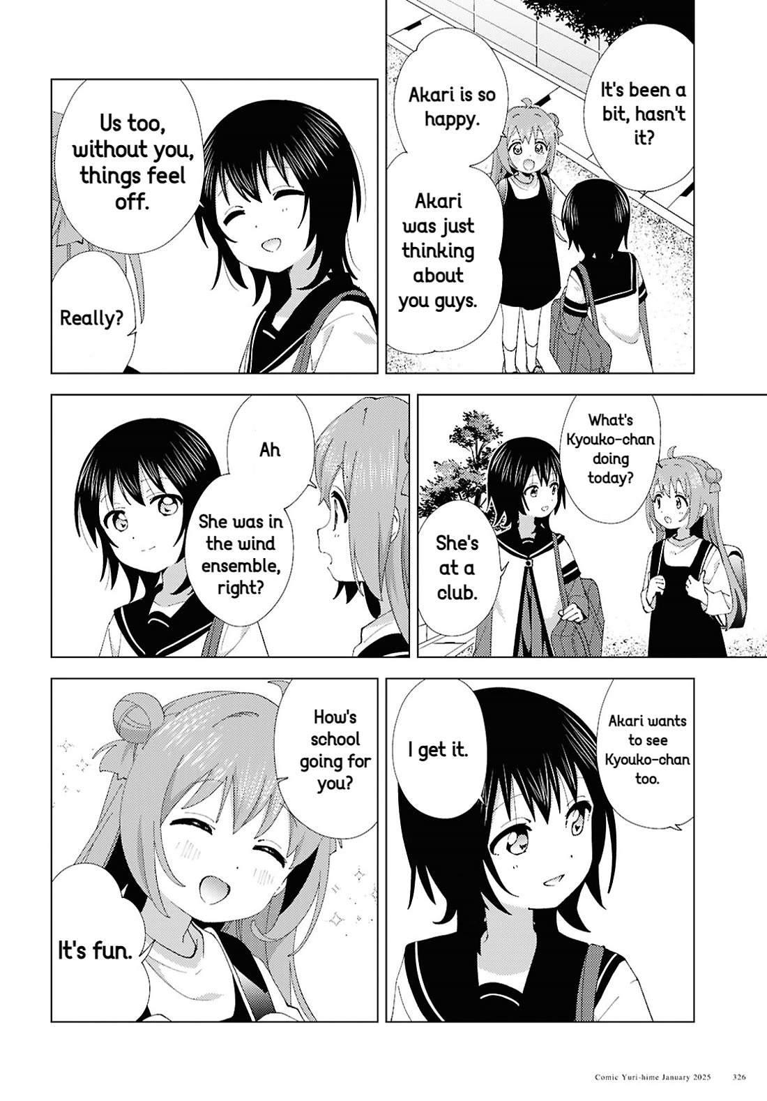 Yuru Yuri Chapter 216 page 4 - Chapter 216: A path that's just a little bit lonely
