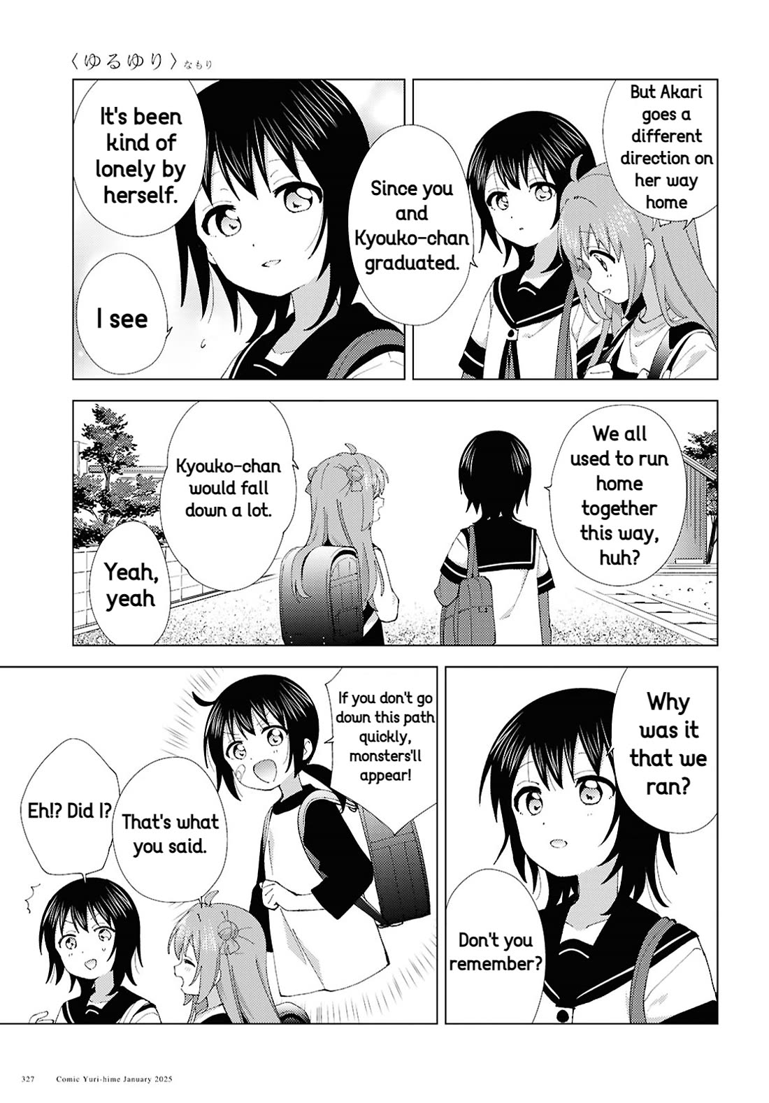Yuru Yuri Chapter 216 page 5 - Chapter 216: A path that's just a little bit lonely
