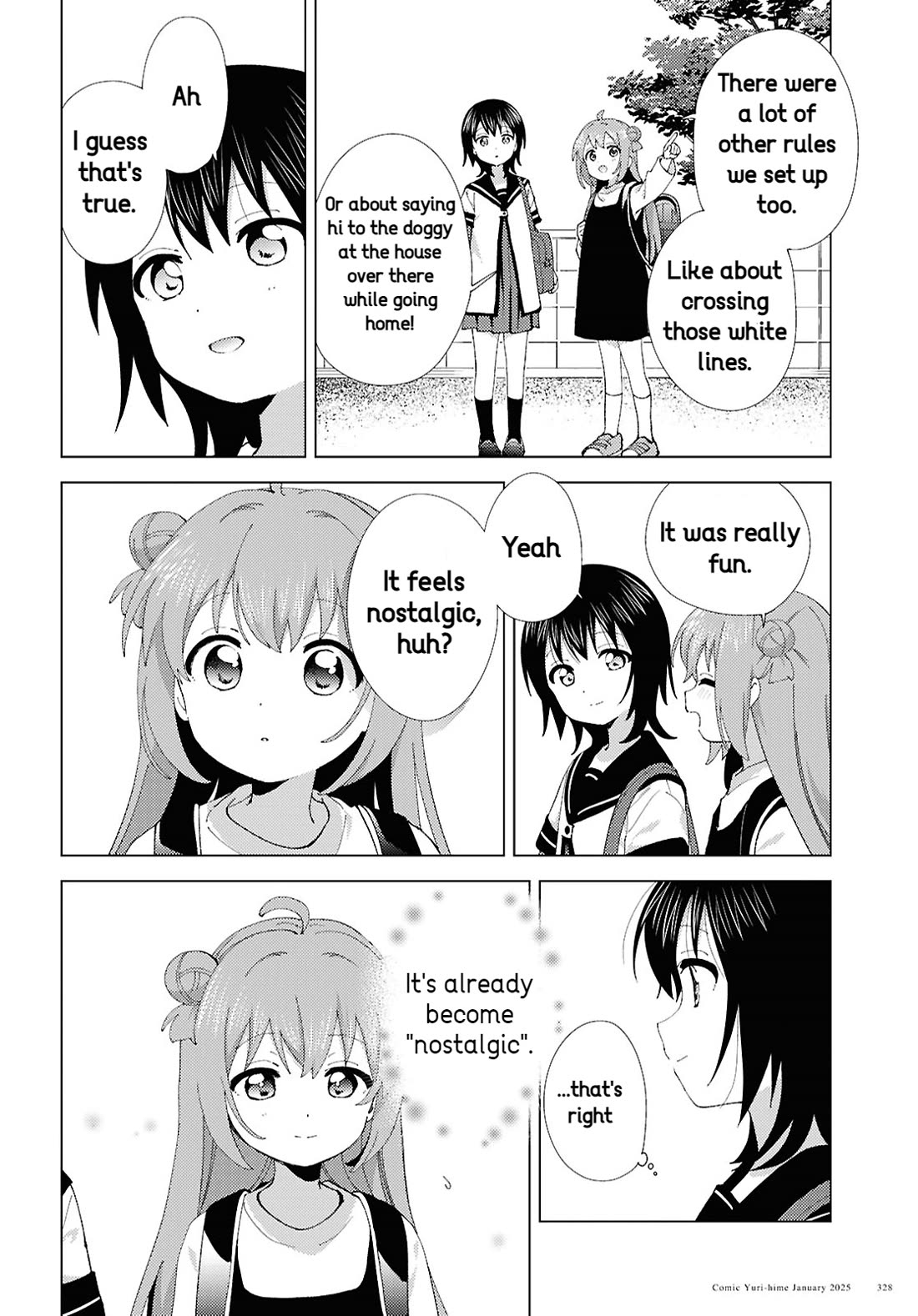 Yuru Yuri Chapter 216 page 6 - Chapter 216: A path that's just a little bit lonely