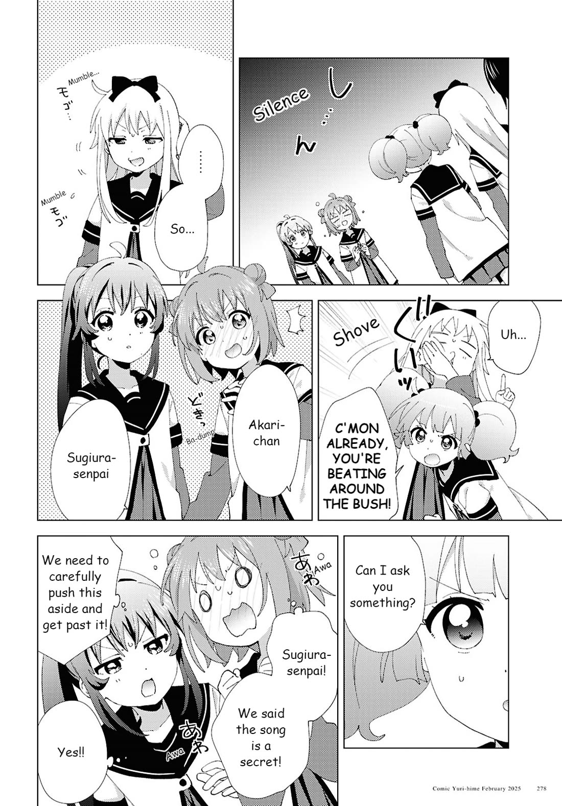 Yuru Yuri Chapter 217 page 10 - Chapter 217: Secret Concert