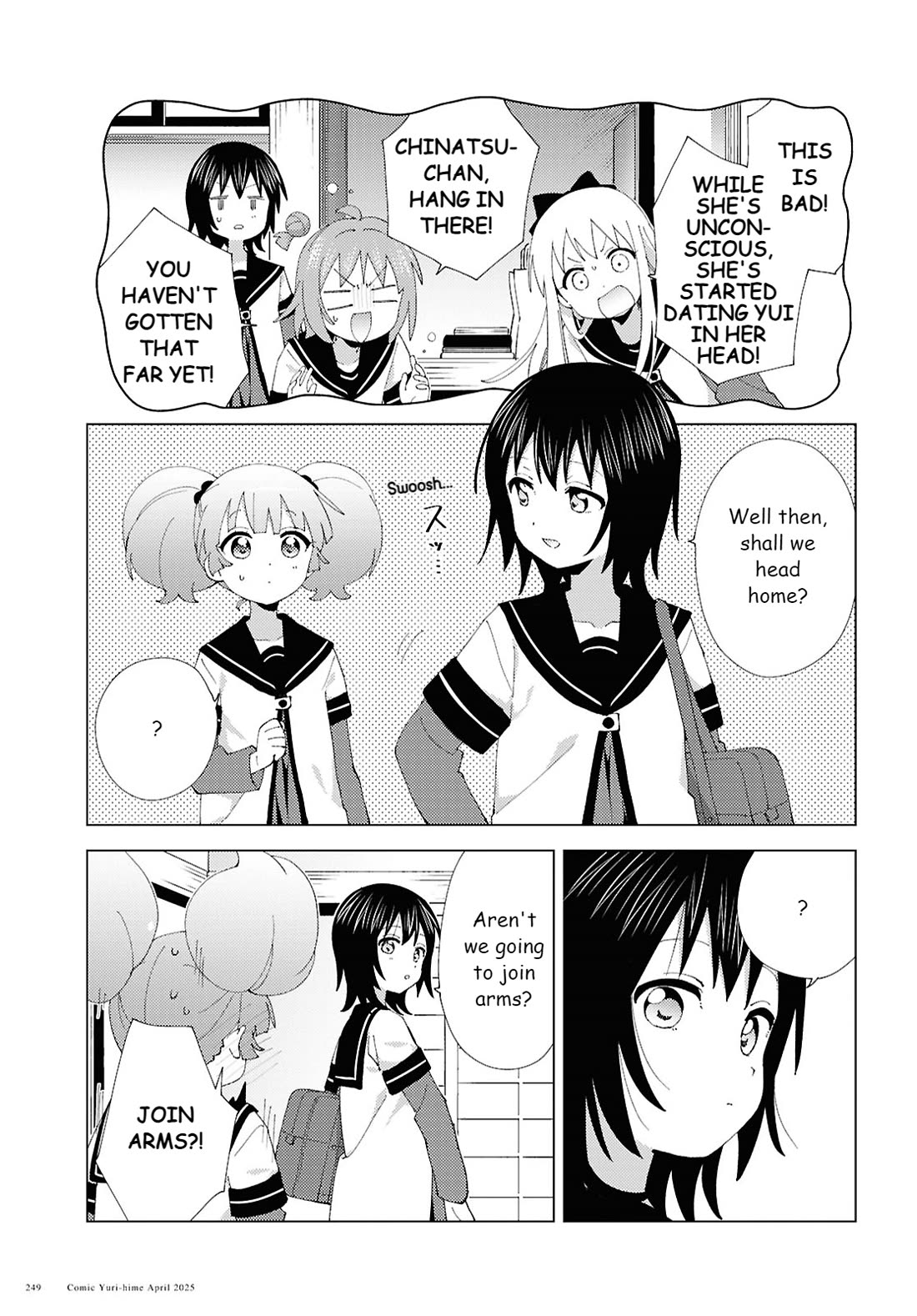 Yuru Yuri Chapter 219 page 7 - Chapter 219: Dream CHU!