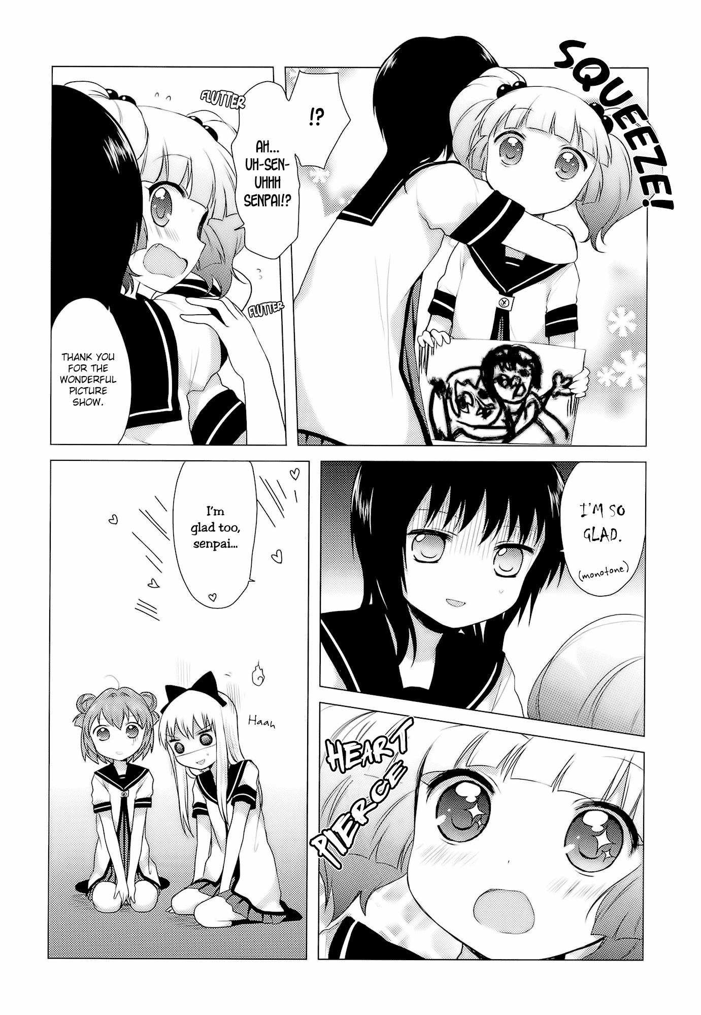 Yuru Yuri Chapter 22.1 page 13 - Chapter 22.1: Bonus Track 3 - Hearts Melting Together