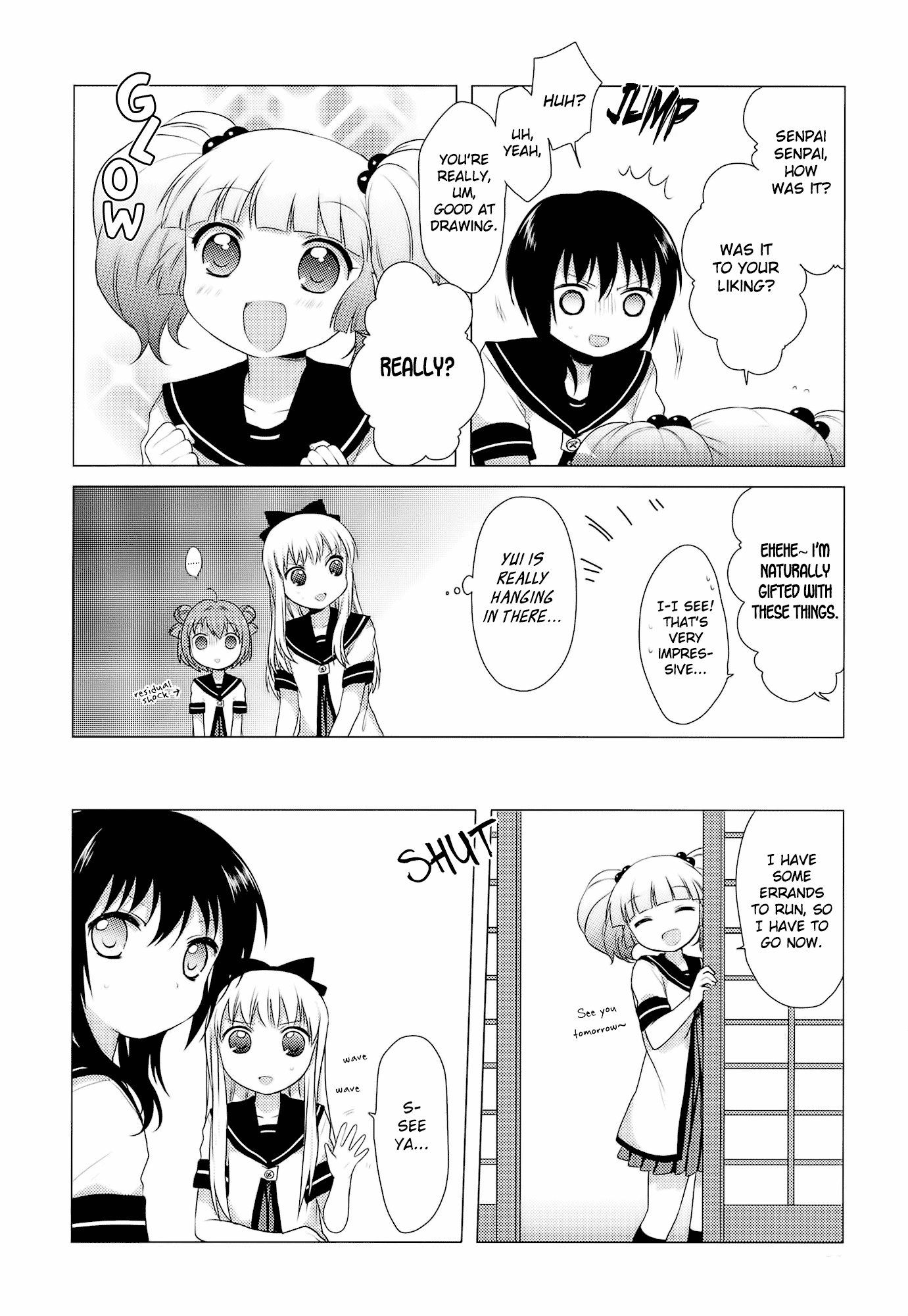 Yuru Yuri Chapter 22.1 page 14 - Chapter 22.1: Bonus Track 3 - Hearts Melting Together