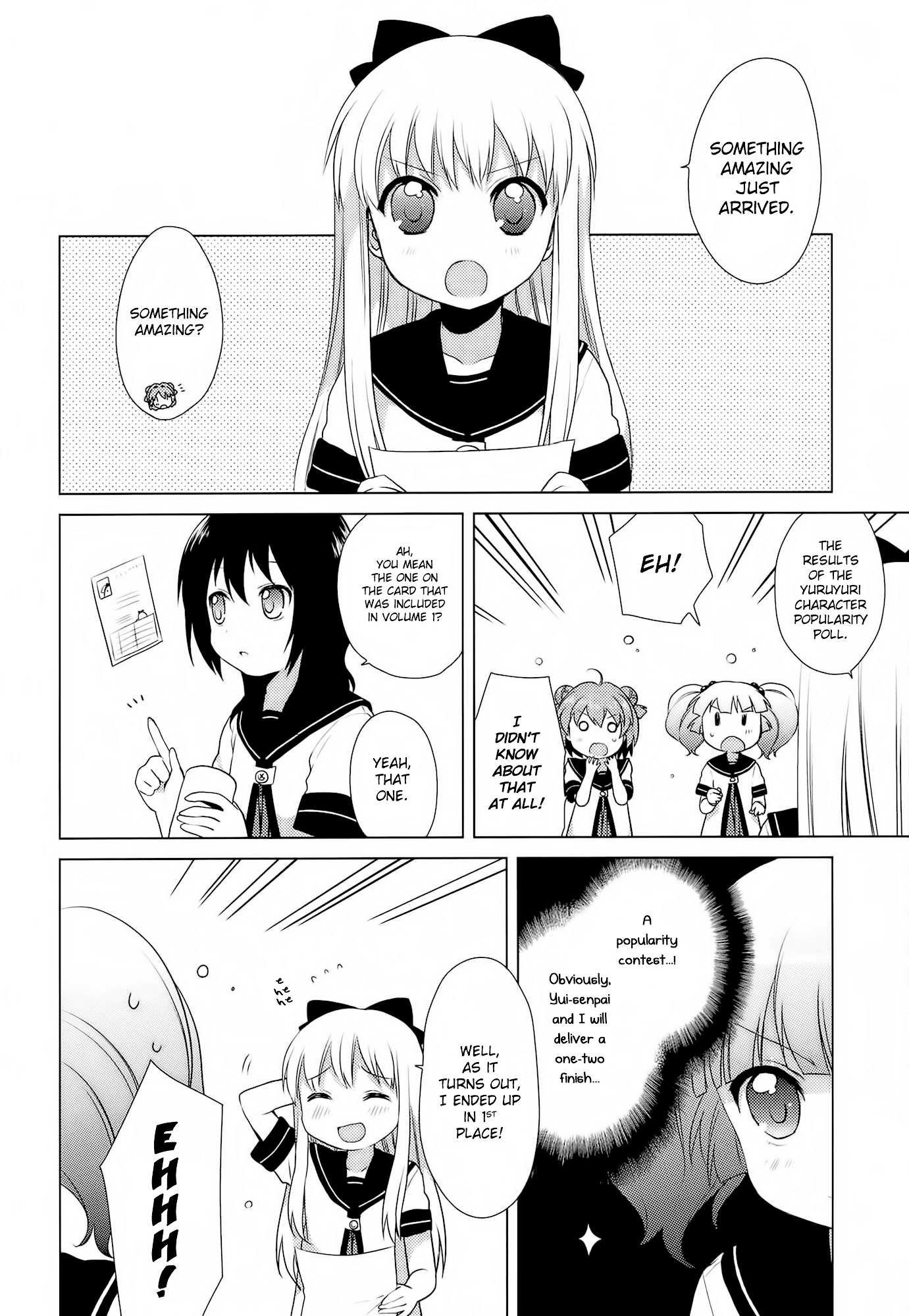 Yuru Yuri Chapter 22.2 page 2 - Chapter 22.2: Bonus Track 4 - Chinatsu's New Beginning