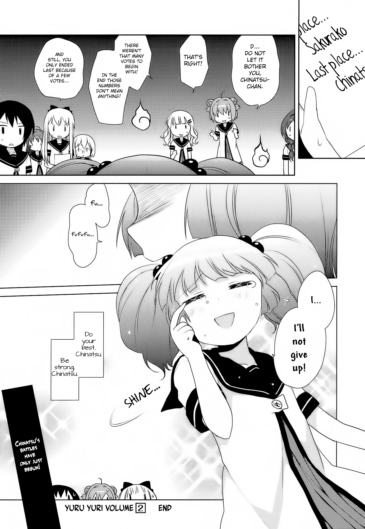 Yuru Yuri Chapter 22.2 page 8 - Chapter 22.2: Bonus Track 4 - Chinatsu's New Beginning