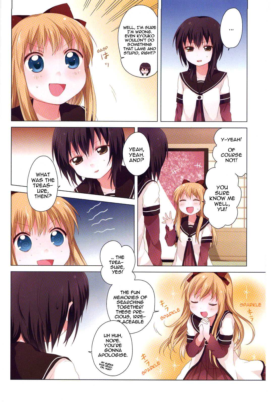 Yuru Yuri Chapter 22.3 page 13 - Chapter 22.3: Bonus Track 0 - Treasure