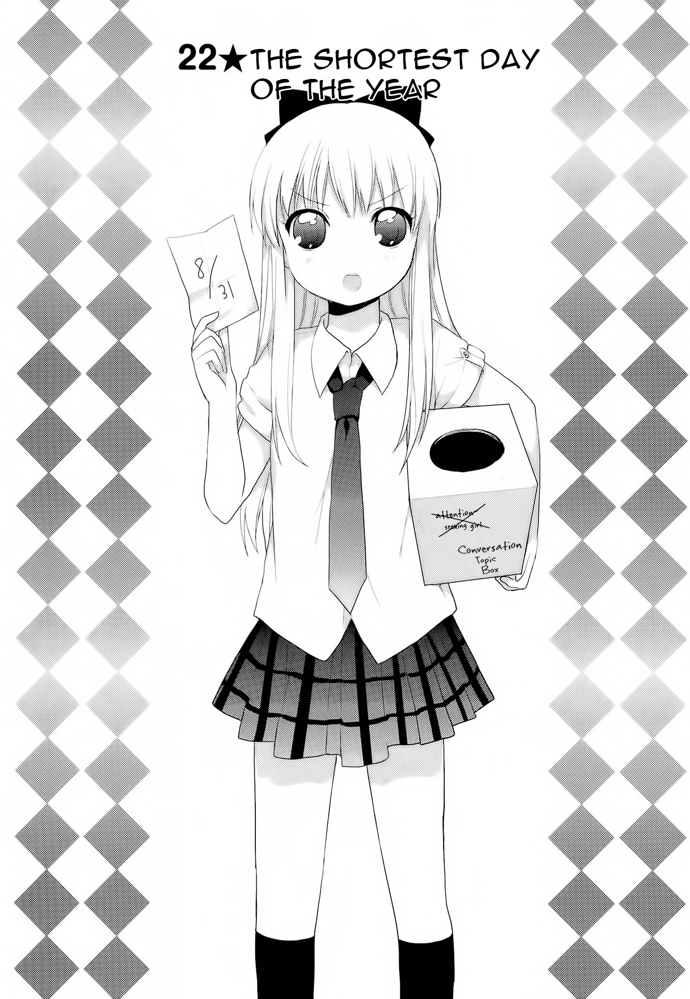 Yuru Yuri Chapter 22 page 1 - Chapter 22: A Story About How The Homework of Life Continues Even After Summer Homework is Over