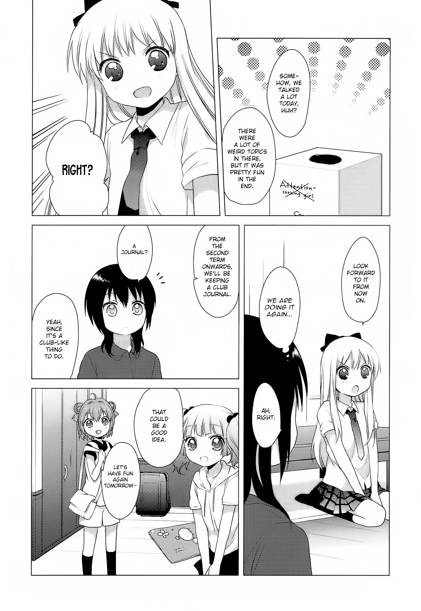 Yuru Yuri Chapter 22 page 10 - Chapter 22: A Story About How The Homework of Life Continues Even After Summer Homework is Over