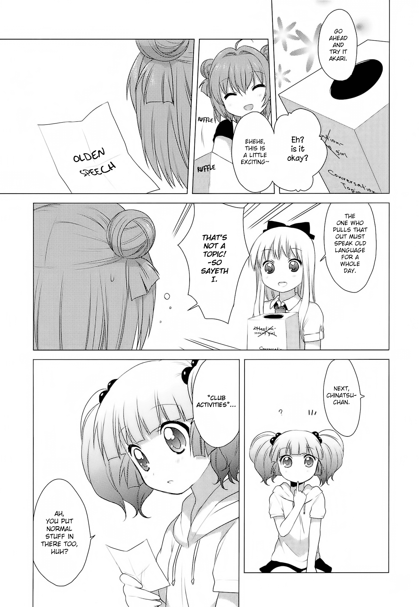 Yuru Yuri Chapter 22 page 3 - Chapter 22: A Story About How The Homework of Life Continues Even After Summer Homework is Over