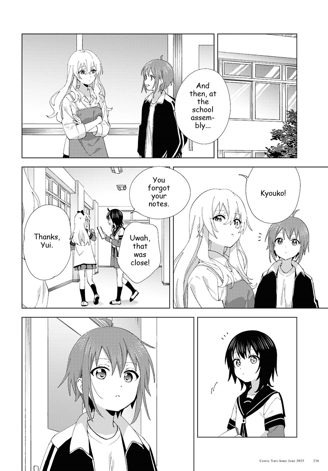 Yuru Yuri Chapter 221 page 6 - Chapter 221: Former Students