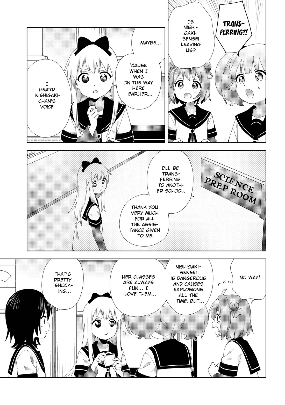 Yuru Yuri Chapter 228 page 7 - Chapter 228: Transfer