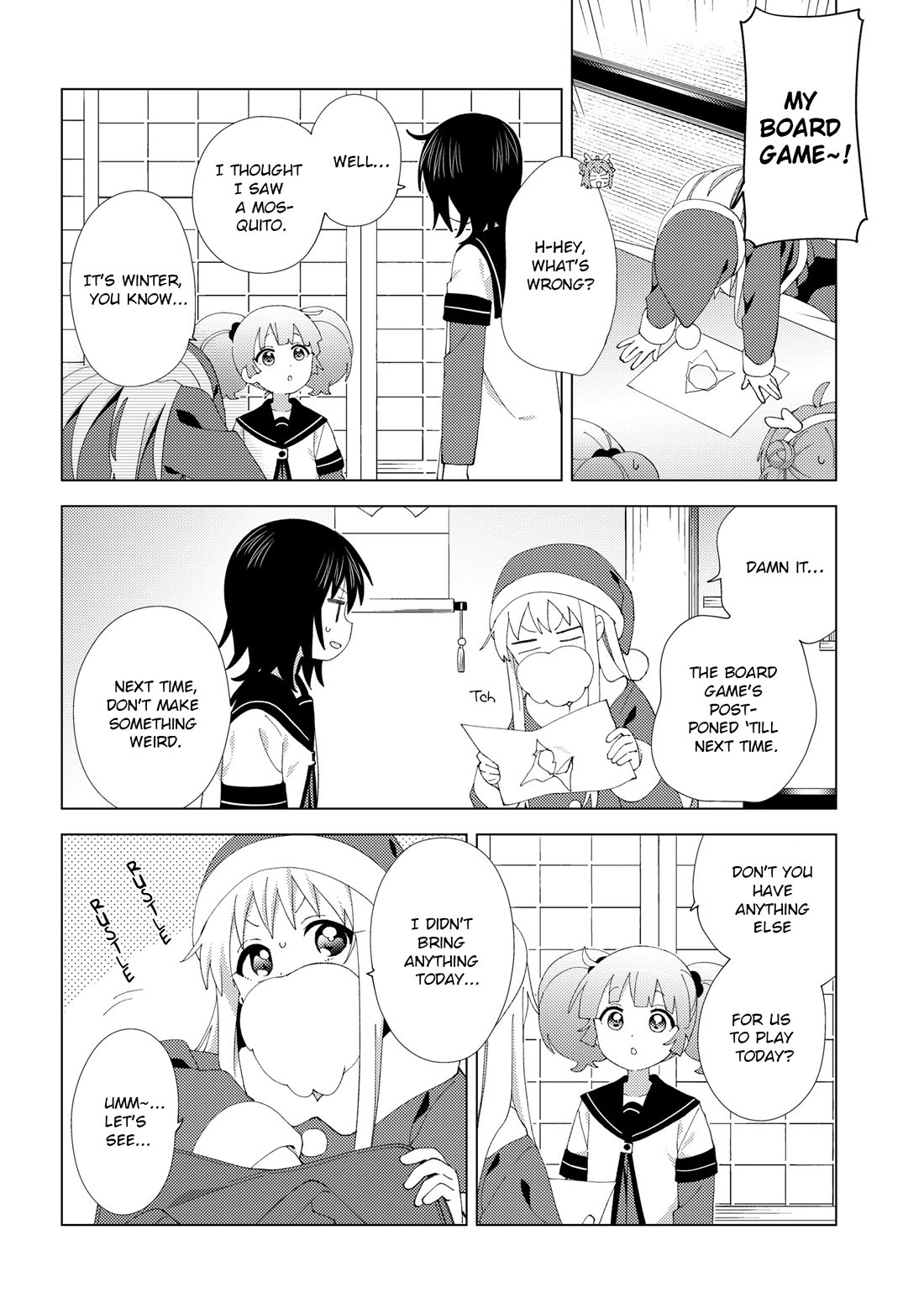 Yuru Yuri Chapter 229 page 4 - Chapter 229: Kotatsu and Santa Claus