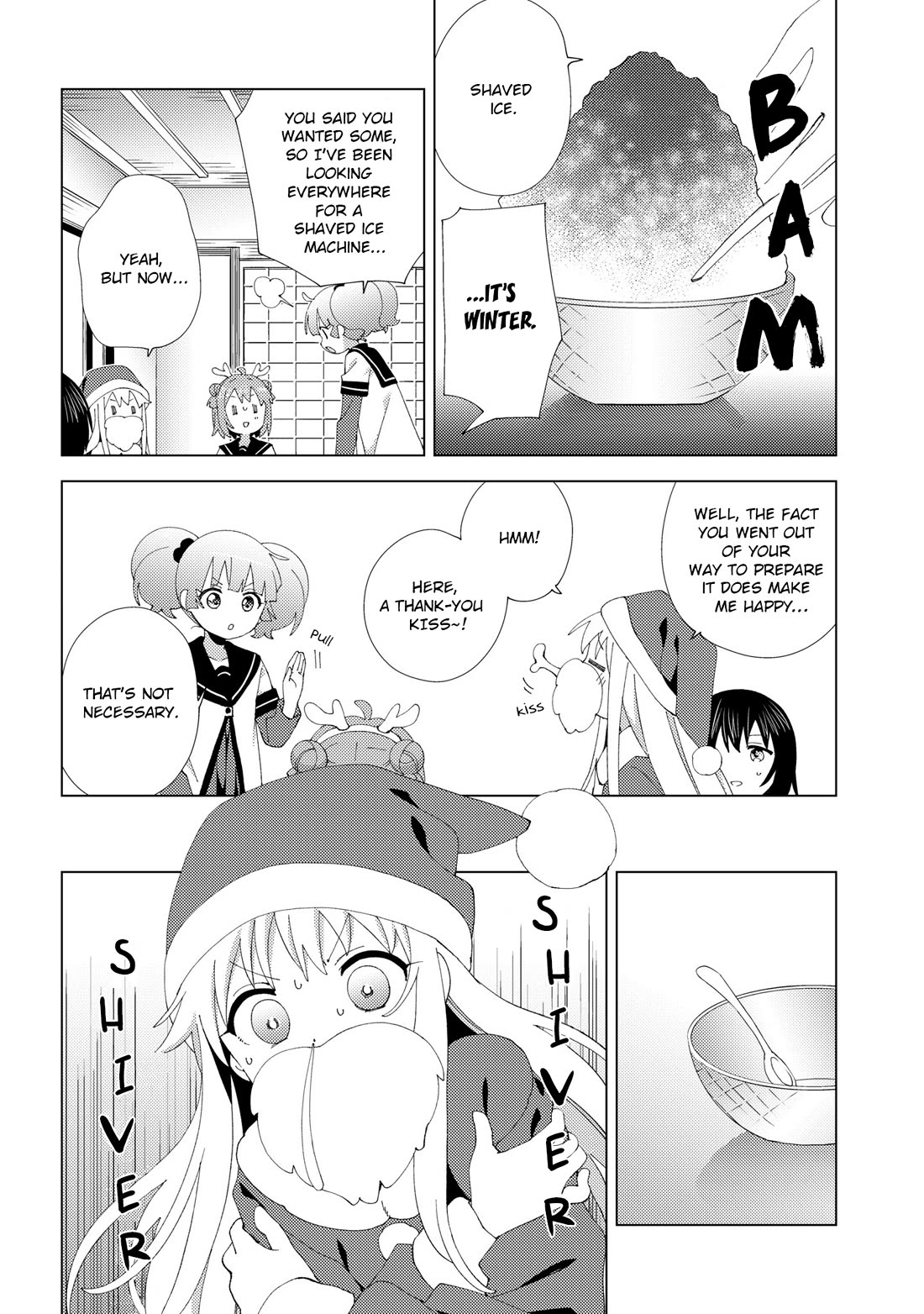 Yuru Yuri Chapter 229 page 8 - Chapter 229: Kotatsu and Santa Claus