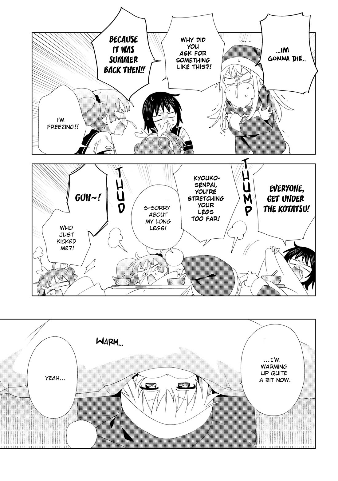 Yuru Yuri Chapter 229 page 9 - Chapter 229: Kotatsu and Santa Claus