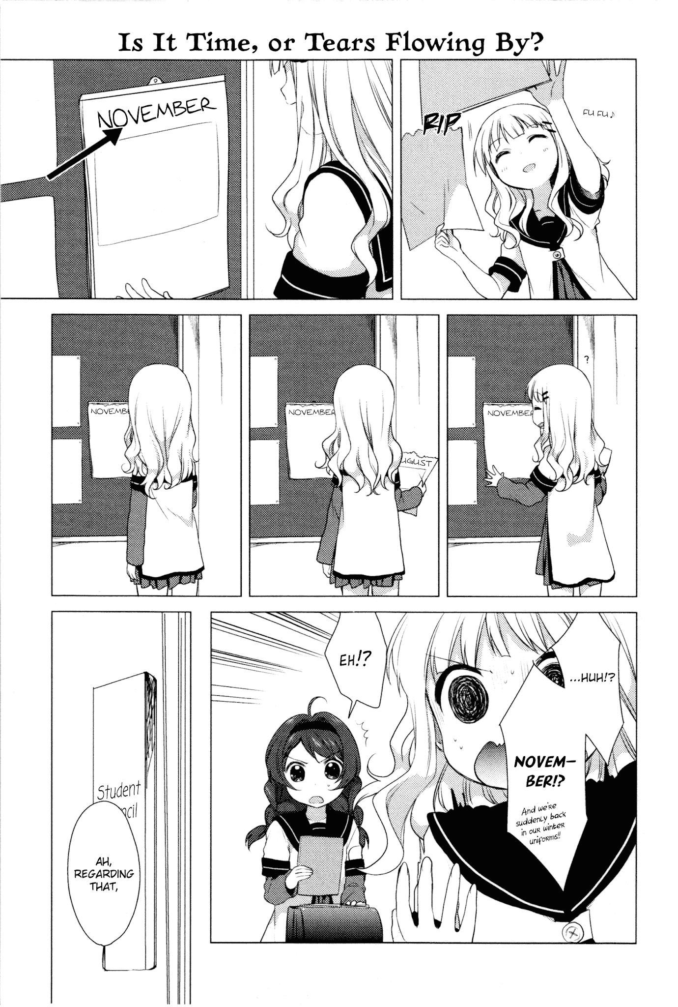Yuru Yuri Chapter 23 page 3 - Chapter 23: We've Decided How to Manage Our Timeline