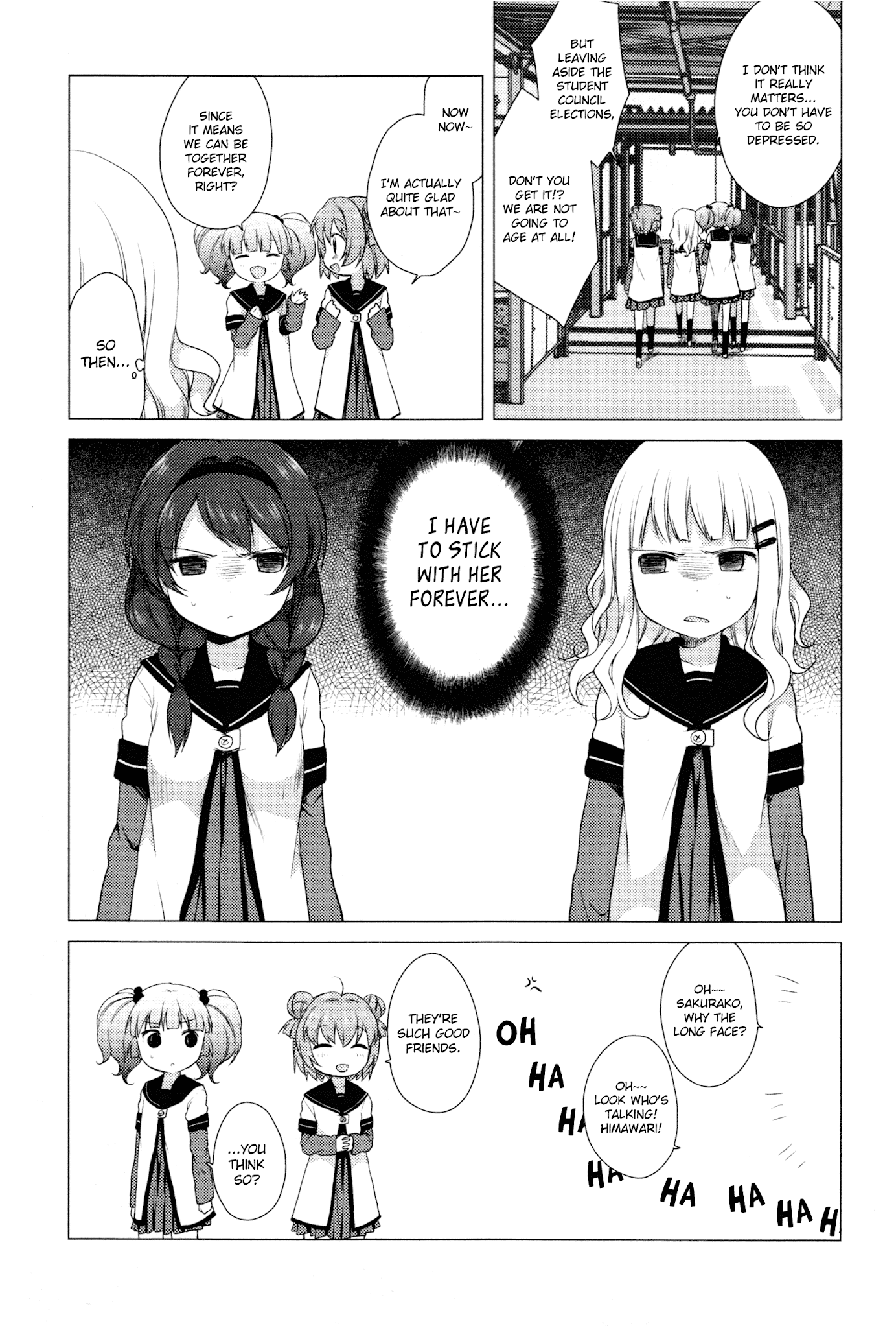 Yuru Yuri Chapter 23 page 5 - Chapter 23: We've Decided How to Manage Our Timeline