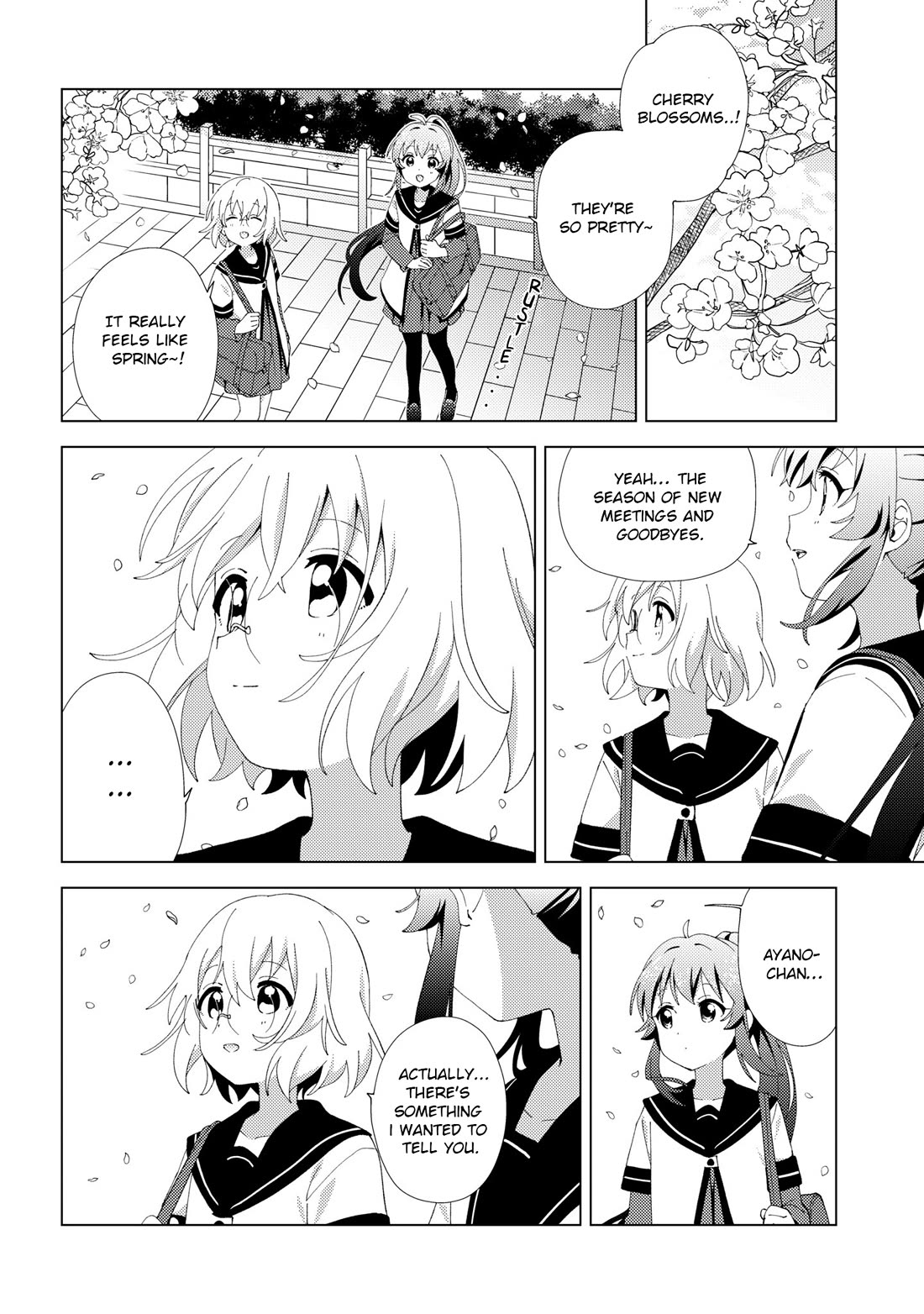 Yuru Yuri Chapter 232 page 2 - Chapter 232: Cherry Blossom Season