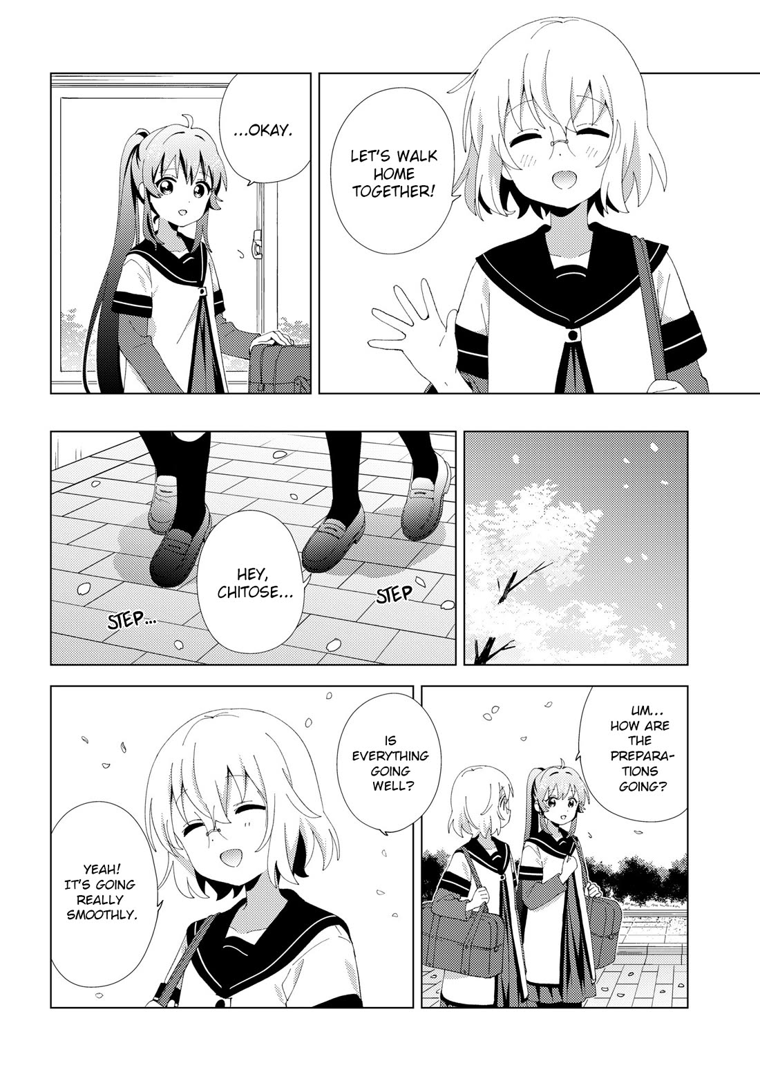 Yuru Yuri Chapter 232 page 6 - Chapter 232: Cherry Blossom Season