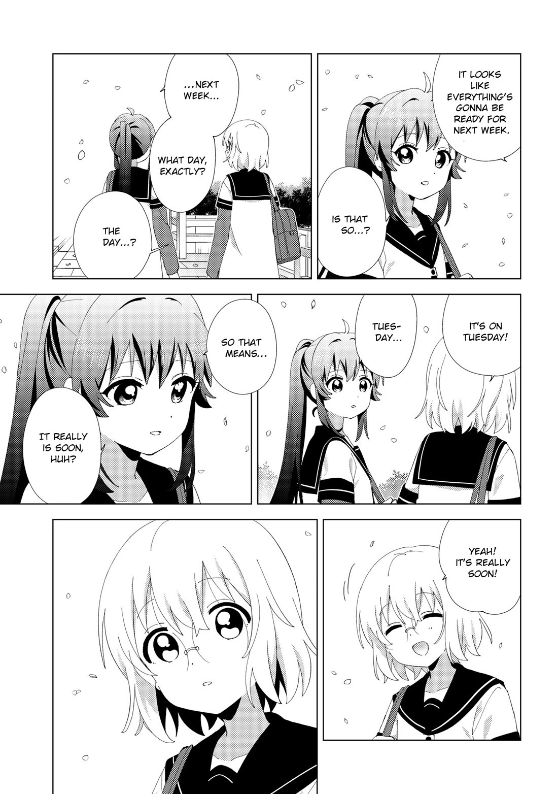 Yuru Yuri Chapter 232 page 7 - Chapter 232: Cherry Blossom Season