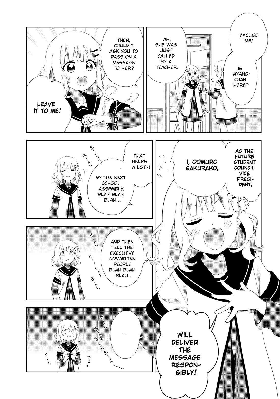 Yuru Yuri Chapter 234 page 3 - Chapter 234: Leaving it in the Hands of Oomuro Sakurako