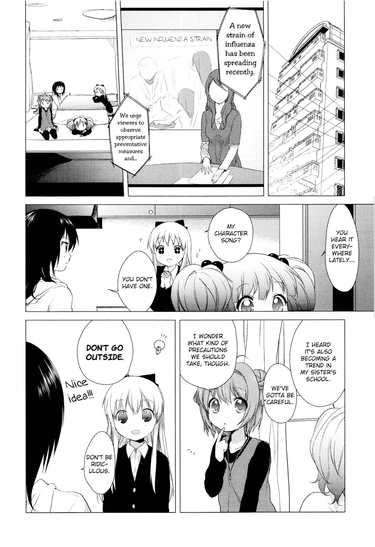 Yuru Yuri Chapter 24 page 2 - Chapter 24: No Matter What You Do, There's No Way to Prevent... the Malady Known as Love