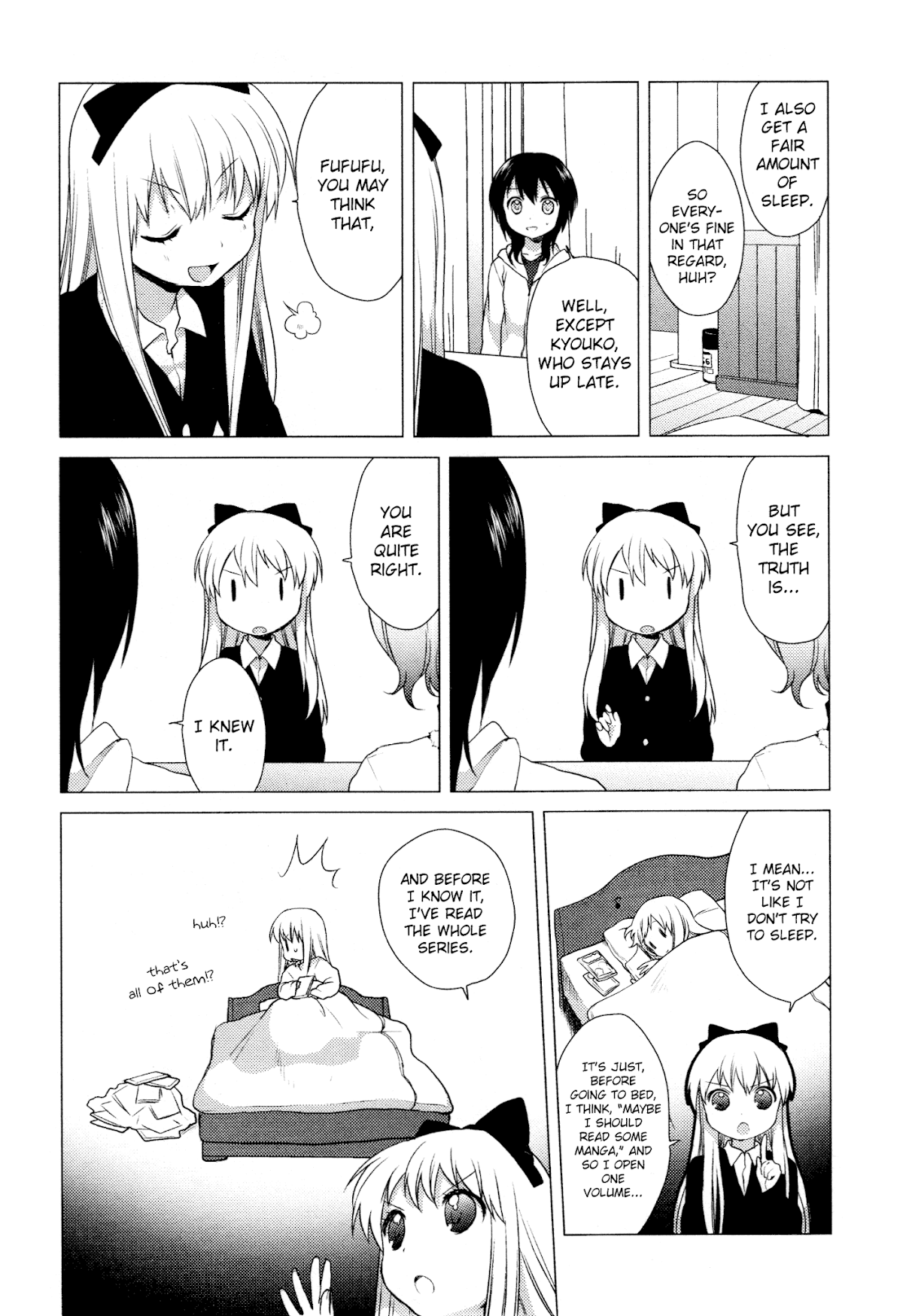 Yuru Yuri Chapter 24 page 4 - Chapter 24: No Matter What You Do, There's No Way to Prevent... the Malady Known as Love