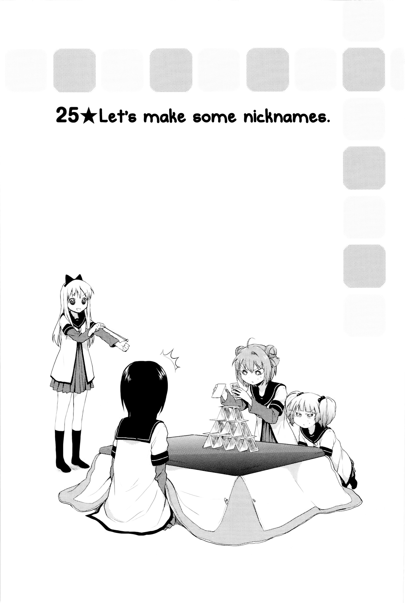 Yuru Yuri Chapter 25 page 1 - Chapter 25: Let's Give Each Other Nicknames