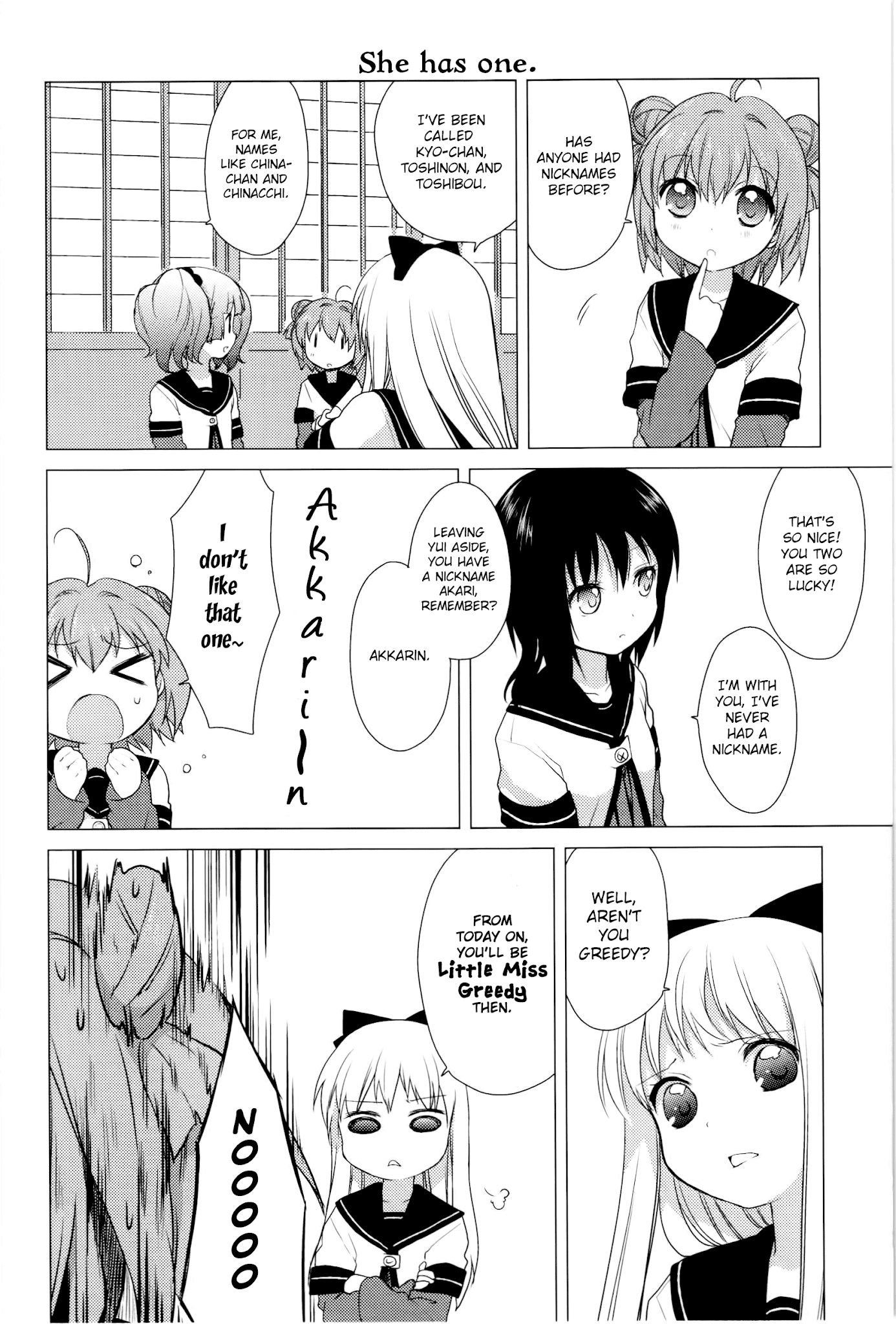 Yuru Yuri Chapter 25 page 10 - Chapter 25: Let's Give Each Other Nicknames