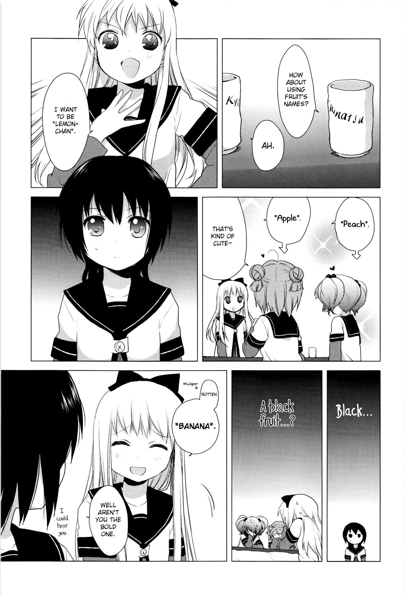 Yuru Yuri Chapter 25 page 11 - Chapter 25: Let's Give Each Other Nicknames