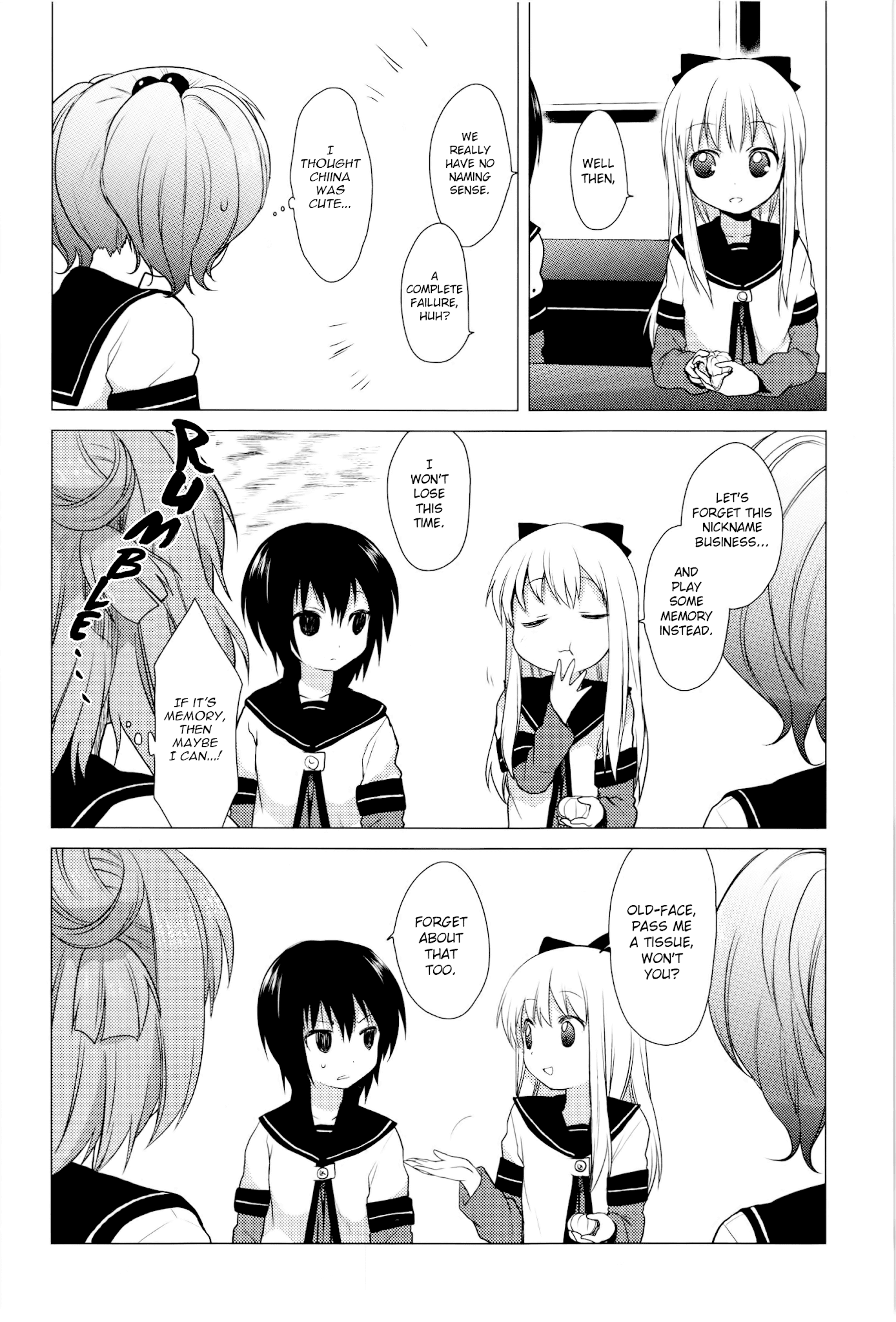 Yuru Yuri Chapter 25 page 12 - Chapter 25: Let's Give Each Other Nicknames