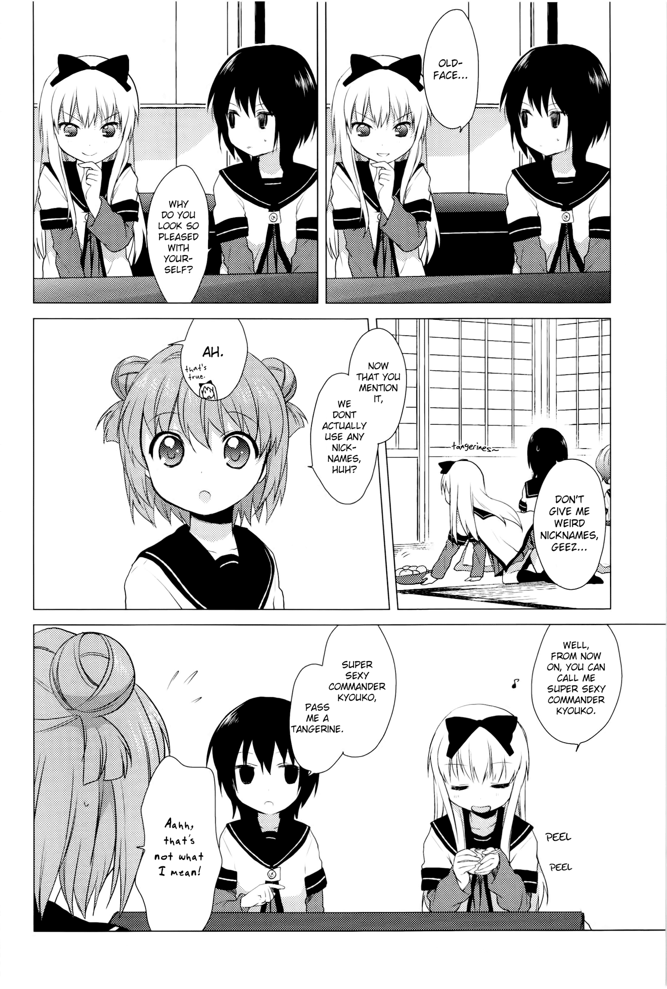 Yuru Yuri Chapter 25 page 4 - Chapter 25: Let's Give Each Other Nicknames