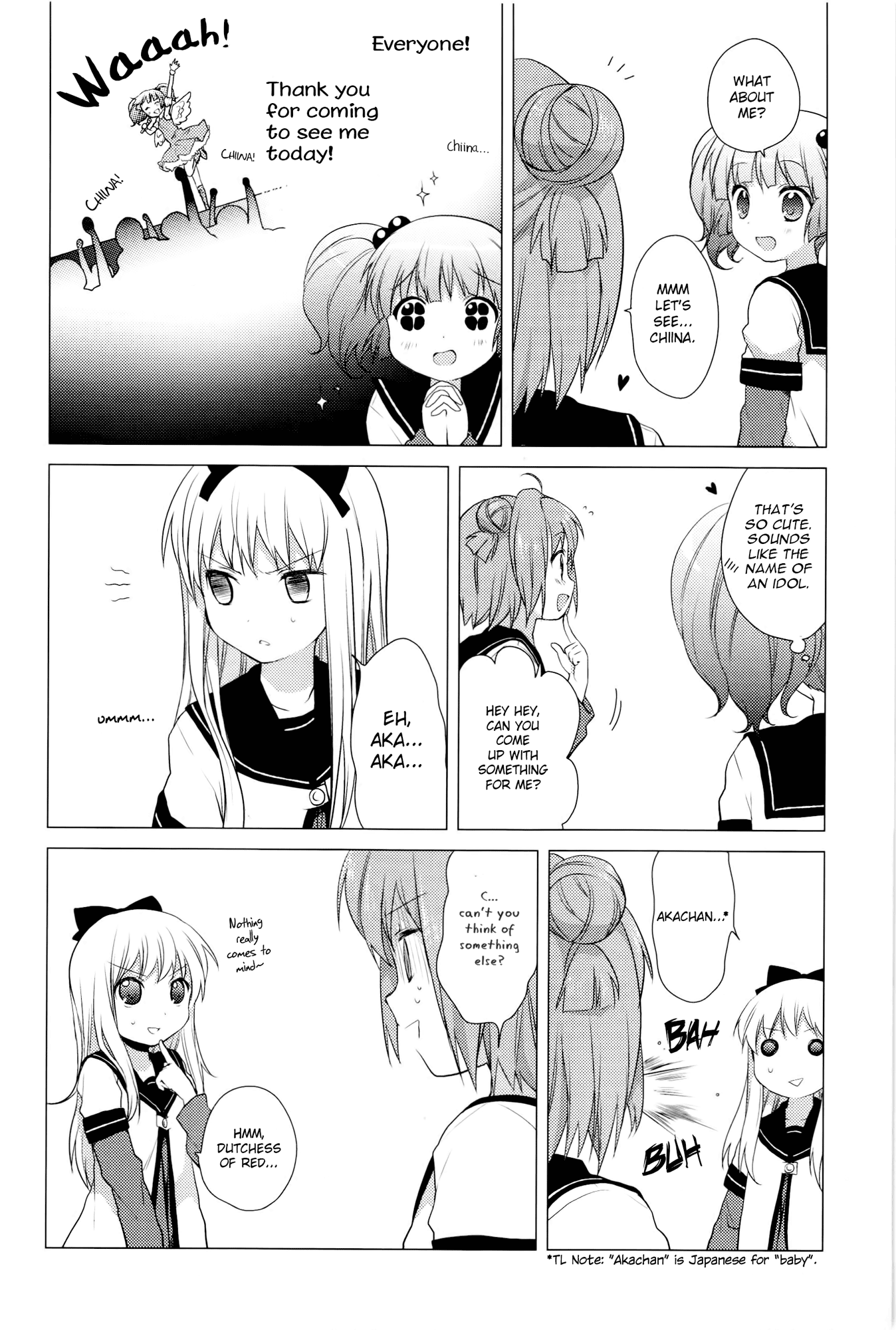 Yuru Yuri Chapter 25 page 8 - Chapter 25: Let's Give Each Other Nicknames