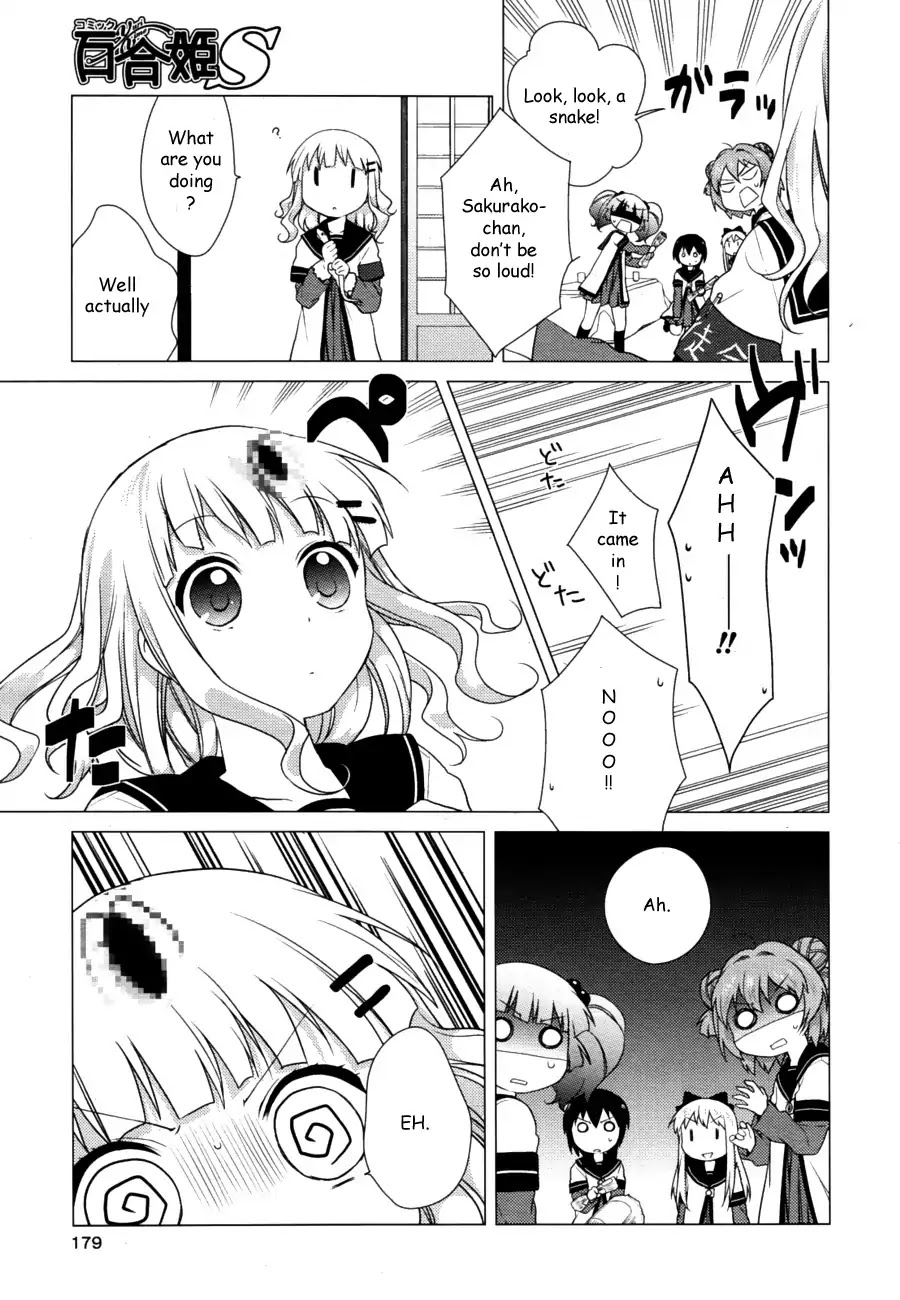 Yuru Yuri Chapter 28 page 11 - Chapter 28: Hey, Yellow Snake, Don't Come Any Closer!!
