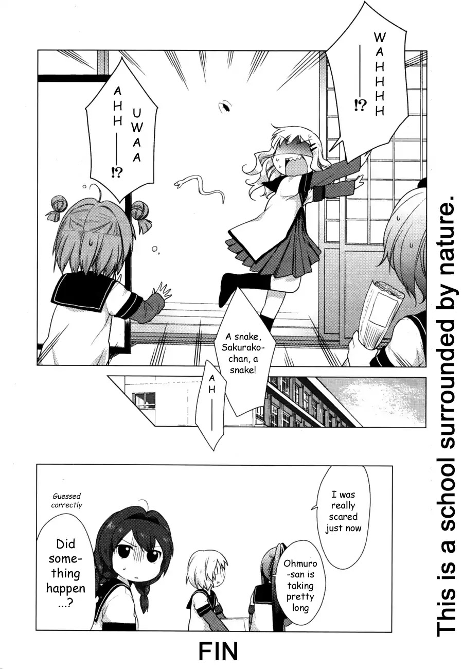 Yuru Yuri Chapter 28 page 12 - Chapter 28: Hey, Yellow Snake, Don't Come Any Closer!!