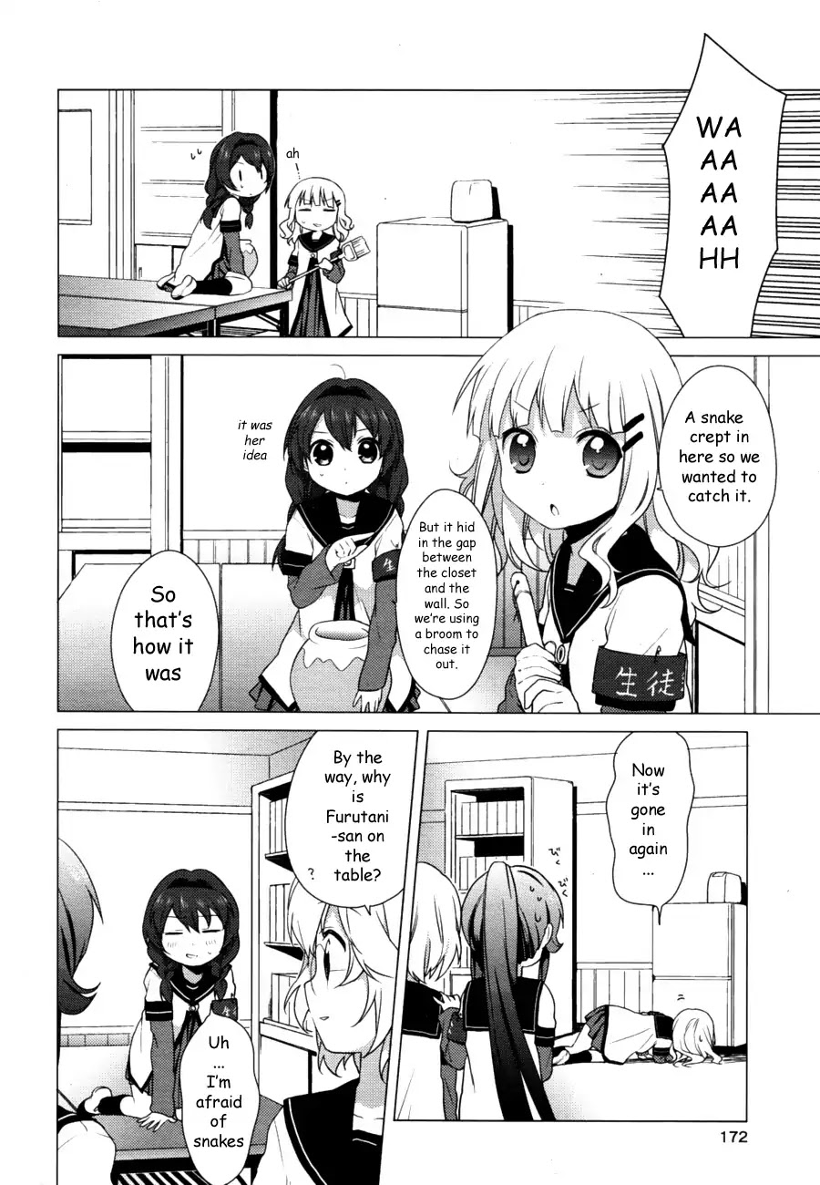 Yuru Yuri Chapter 28 page 4 - Chapter 28: Hey, Yellow Snake, Don't Come Any Closer!!