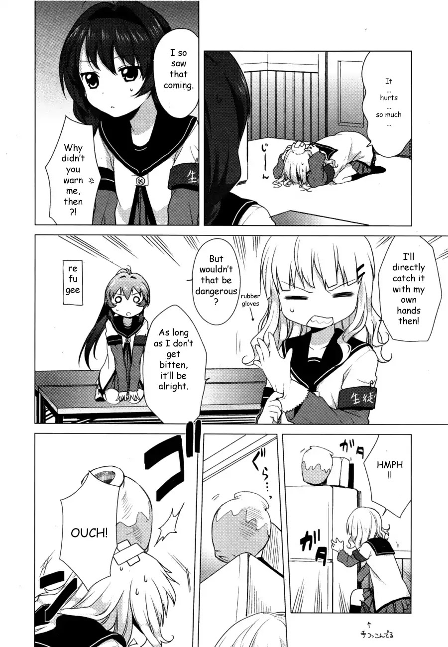 Yuru Yuri Chapter 28 page 8 - Chapter 28: Hey, Yellow Snake, Don't Come Any Closer!!