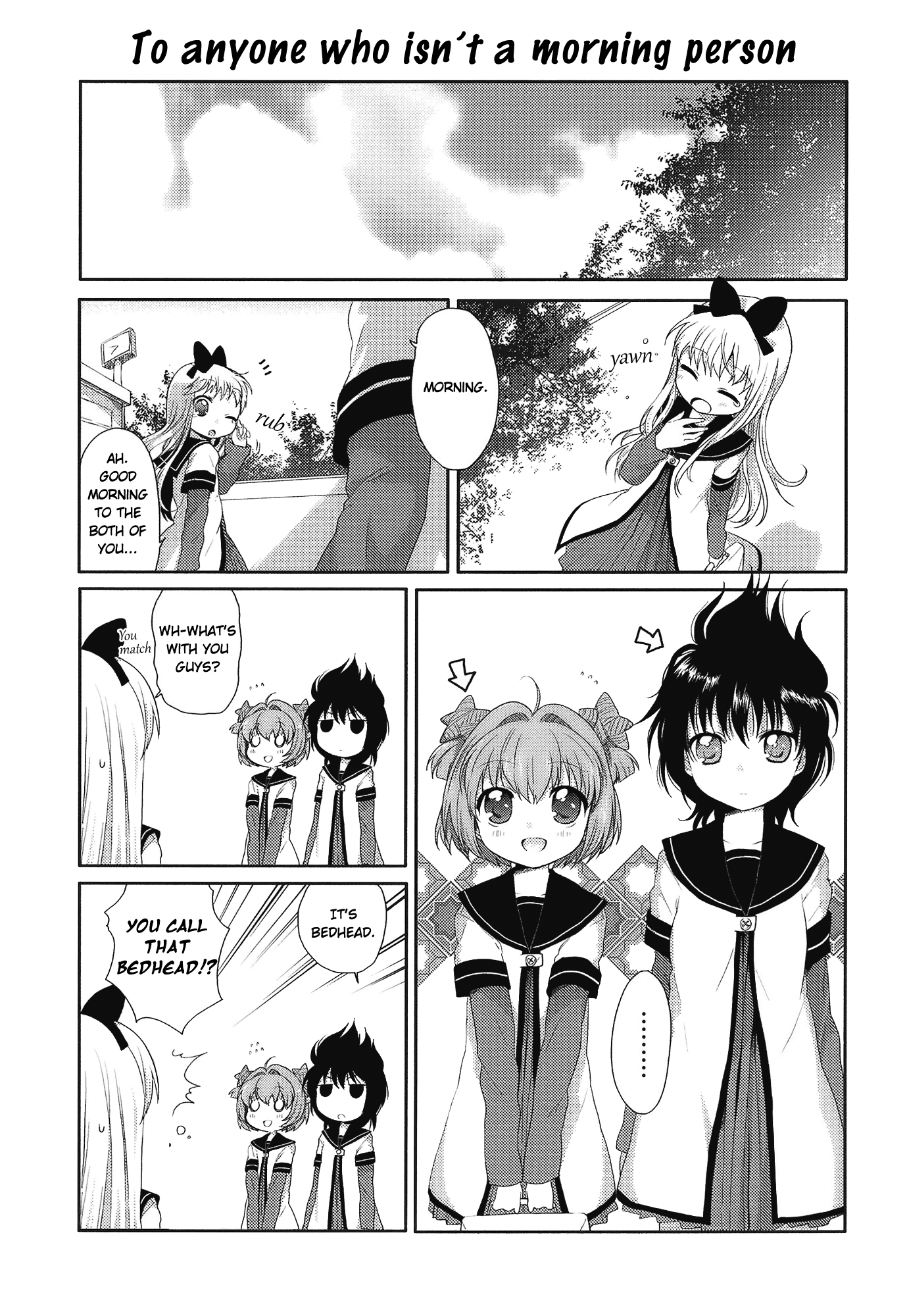 Yuru Yuri Chapter 3 page 1 - Chapter 3: Exciting Days