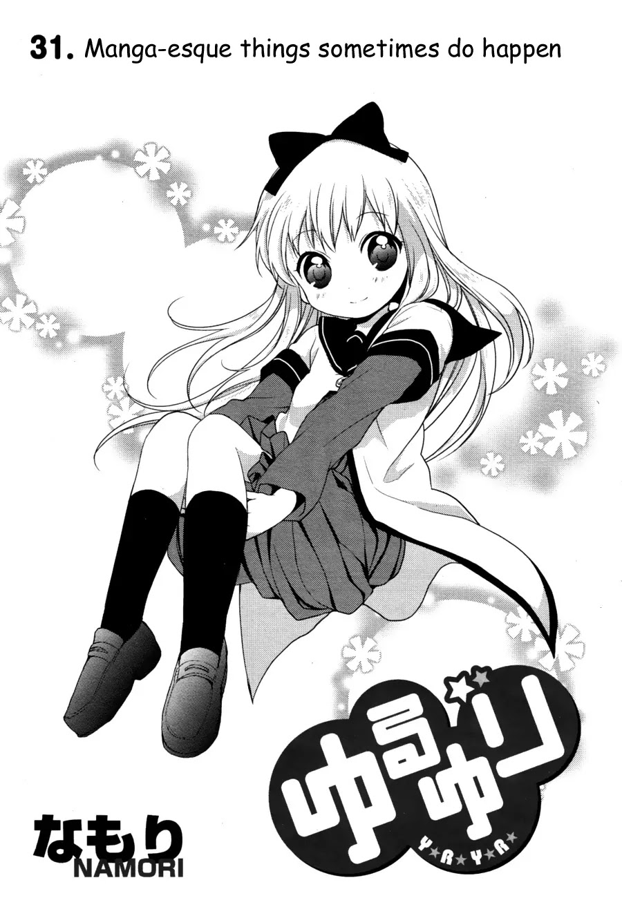 Yuru Yuri Chapter 31 page 1 - Chapter 31: Manga-esque Things Sometimes Do Happen
