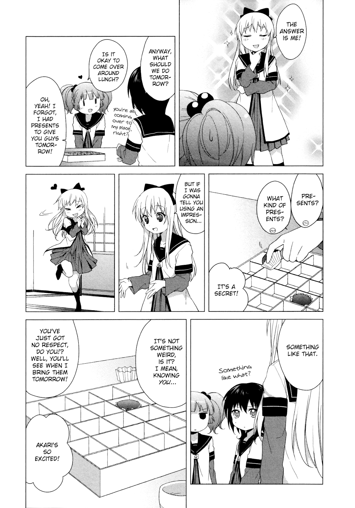 Yuru Yuri Chapter 32.5 page 7 - Chapter 32.5: Bonus Track 6 - Try and Guess ♪