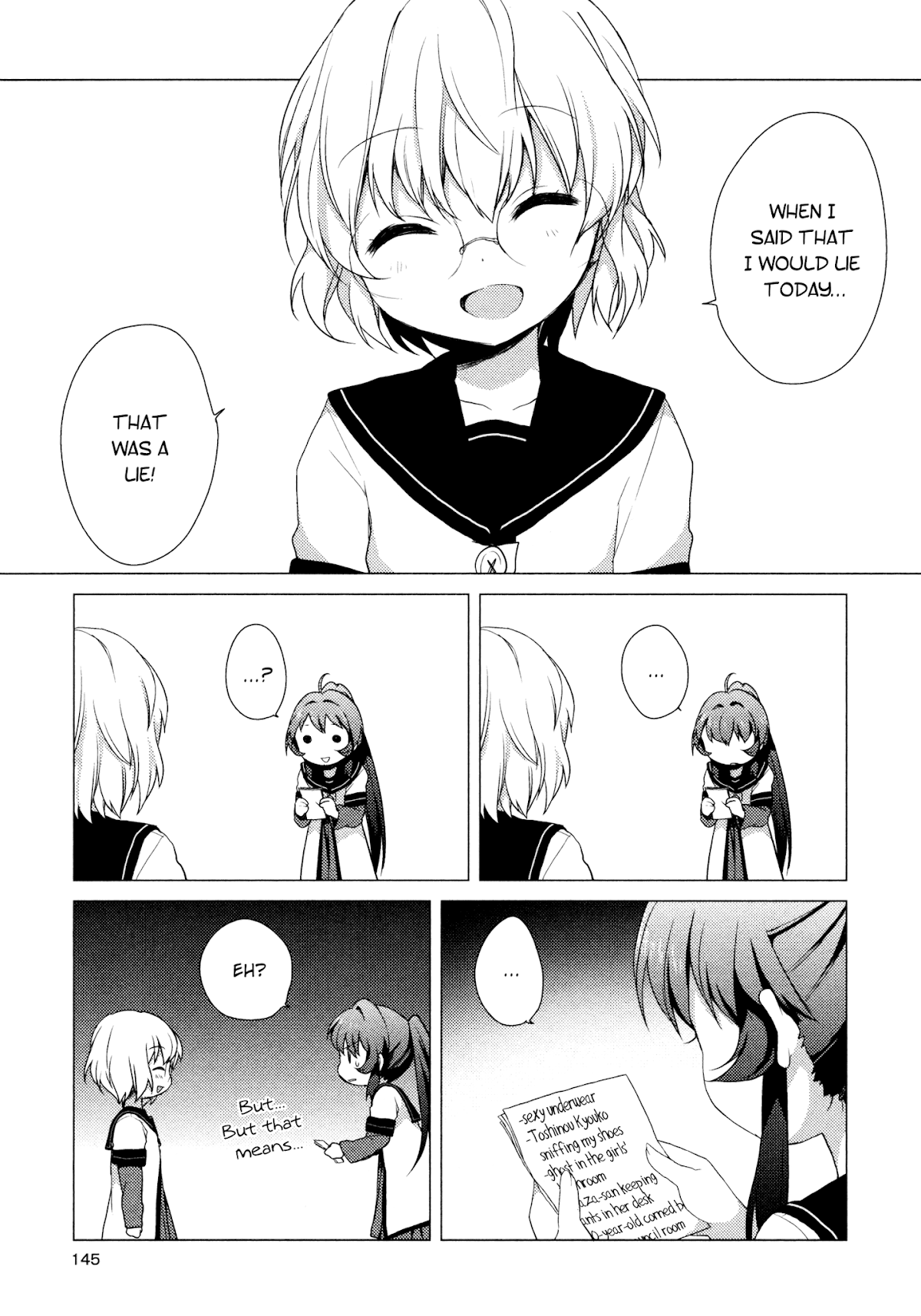 Yuru Yuri Chapter 32 page 11 - Chapter 32: Calling It "Fool's Day" Is Pretty Mean