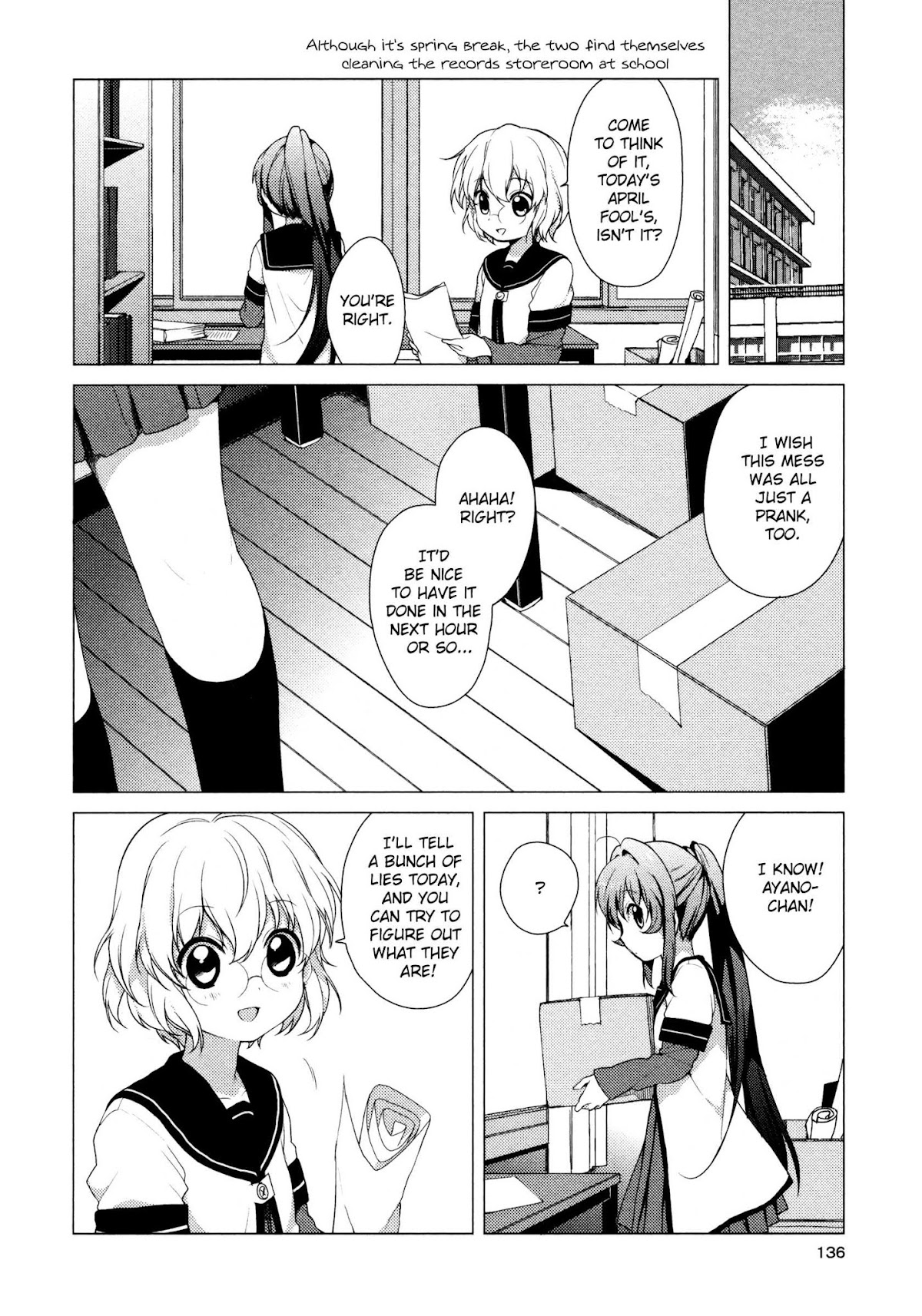 Yuru Yuri Chapter 32 page 2 - Chapter 32: Calling It "Fool's Day" Is Pretty Mean