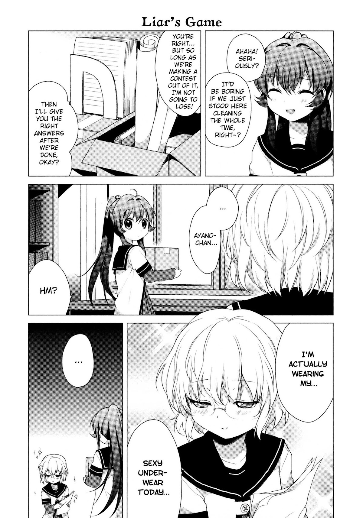 Yuru Yuri Chapter 32 page 3 - Chapter 32: Calling It "Fool's Day" Is Pretty Mean