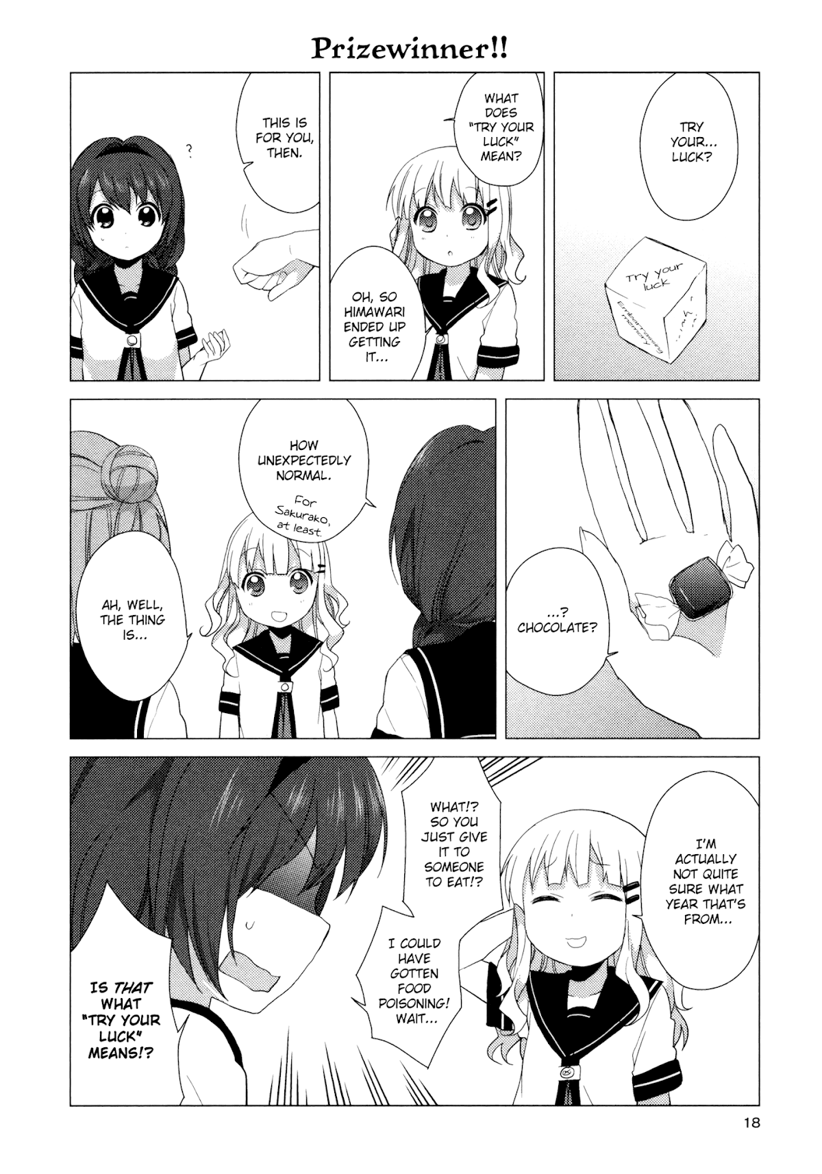 Yuru Yuri Chapter 33 page 10 - Chapter 33: School Lunch!!