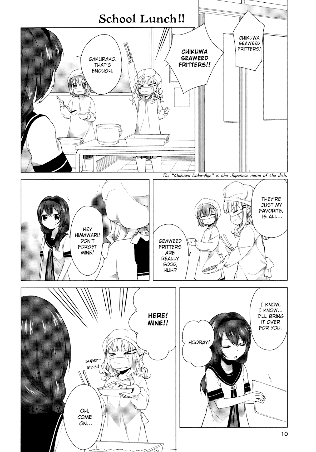 Yuru Yuri Chapter 33 page 2 - Chapter 33: School Lunch!!