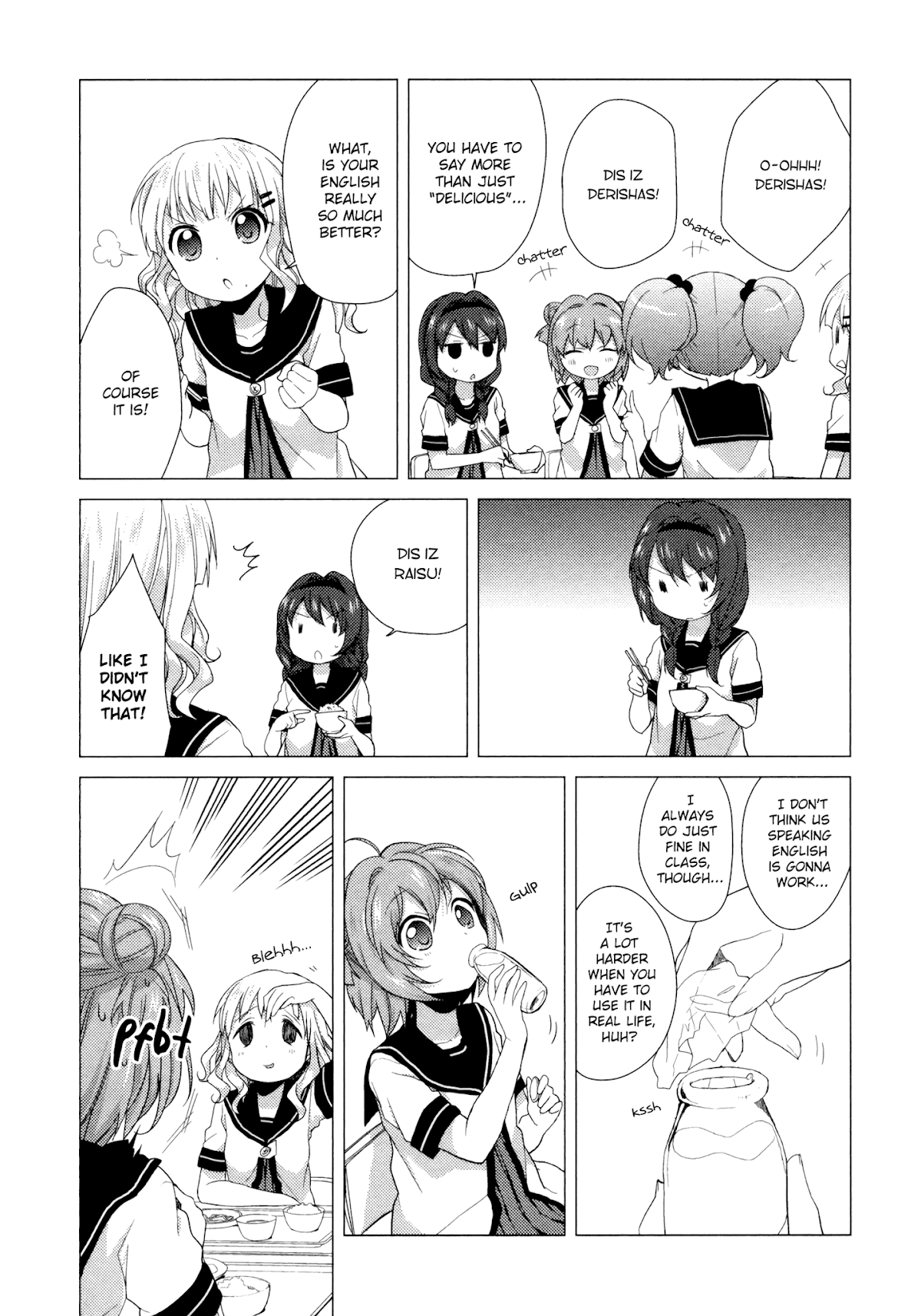 Yuru Yuri Chapter 33 page 5 - Chapter 33: School Lunch!!