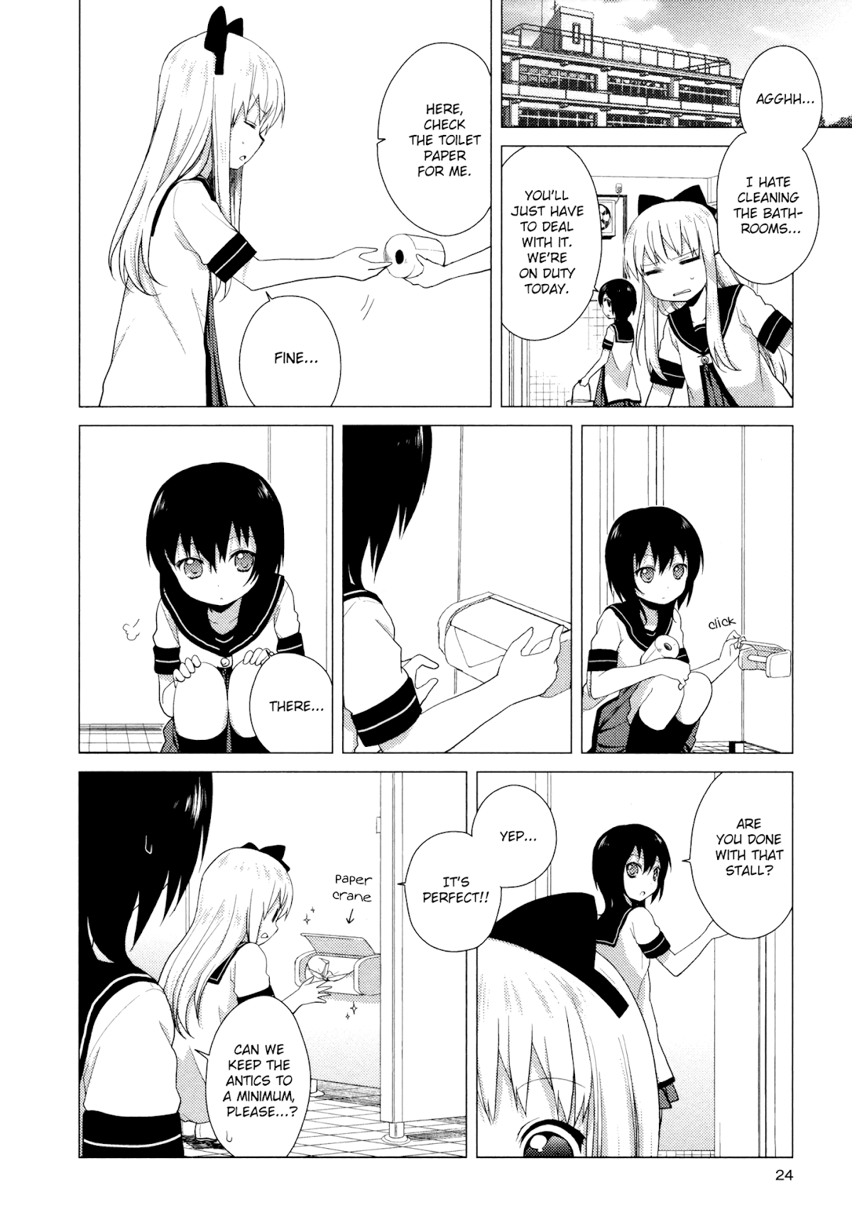 Yuru Yuri Chapter 34 page 2 - Chapter 34: Cleaning!!