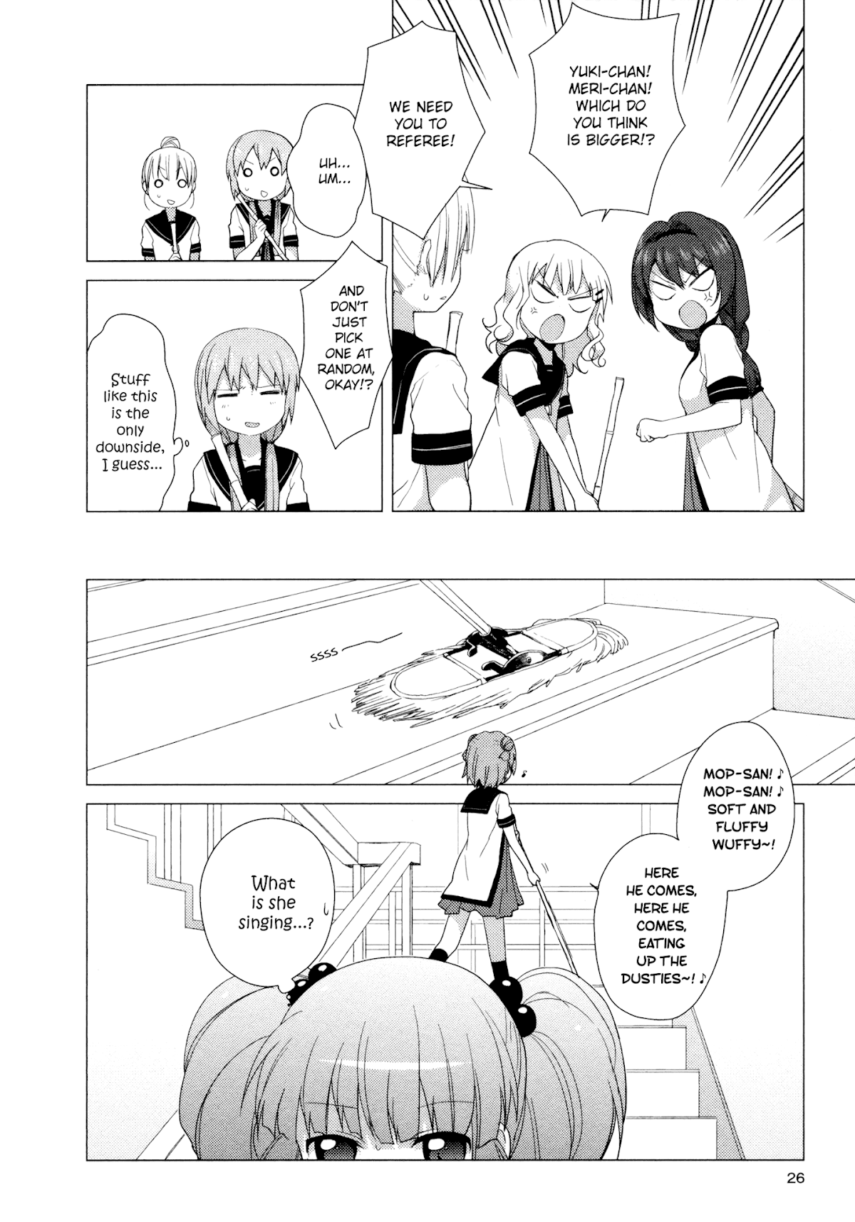 Yuru Yuri Chapter 34 page 4 - Chapter 34: Cleaning!!